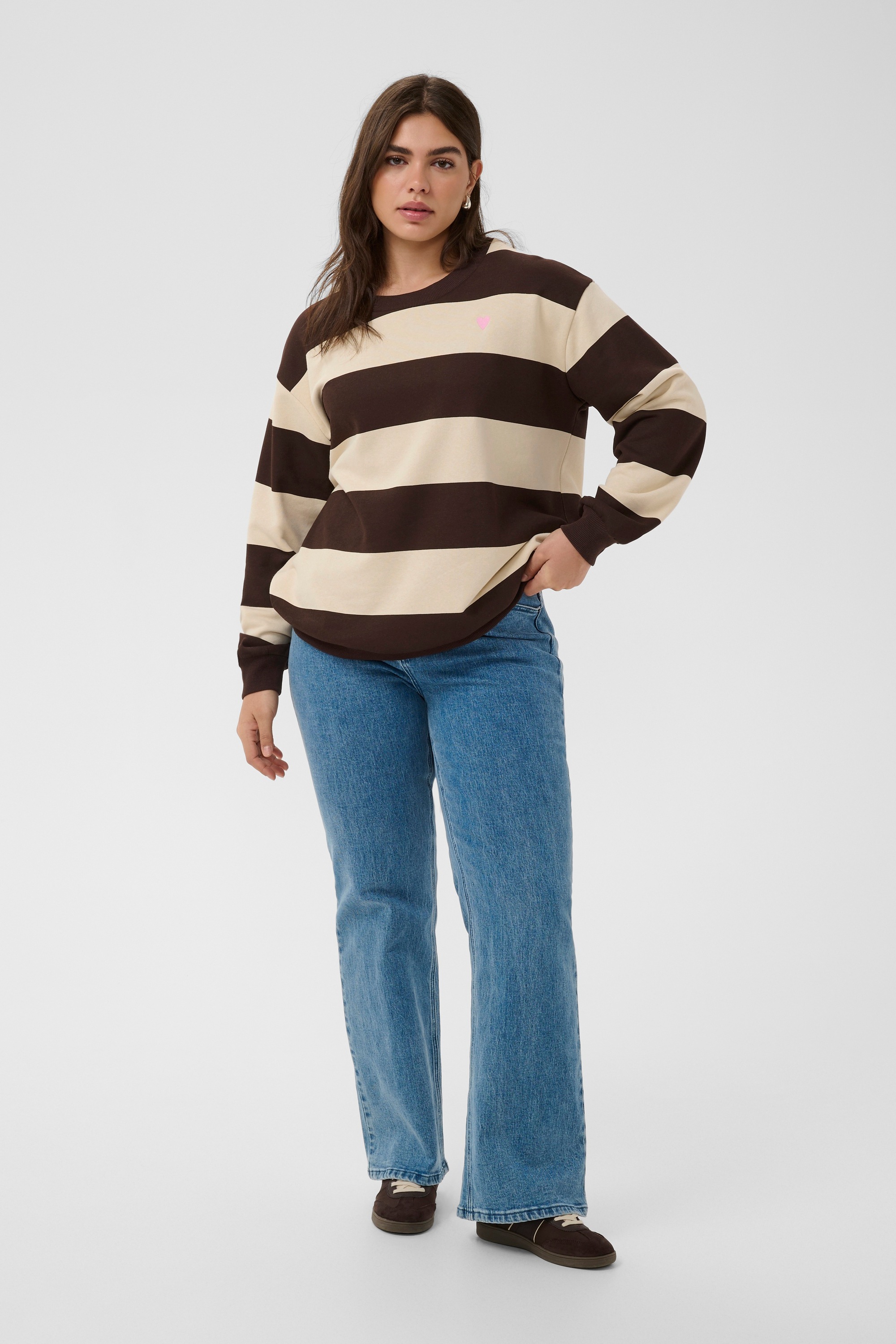 KAFFE Curve Sweatshirt »Sweatshirt KCjomo«
