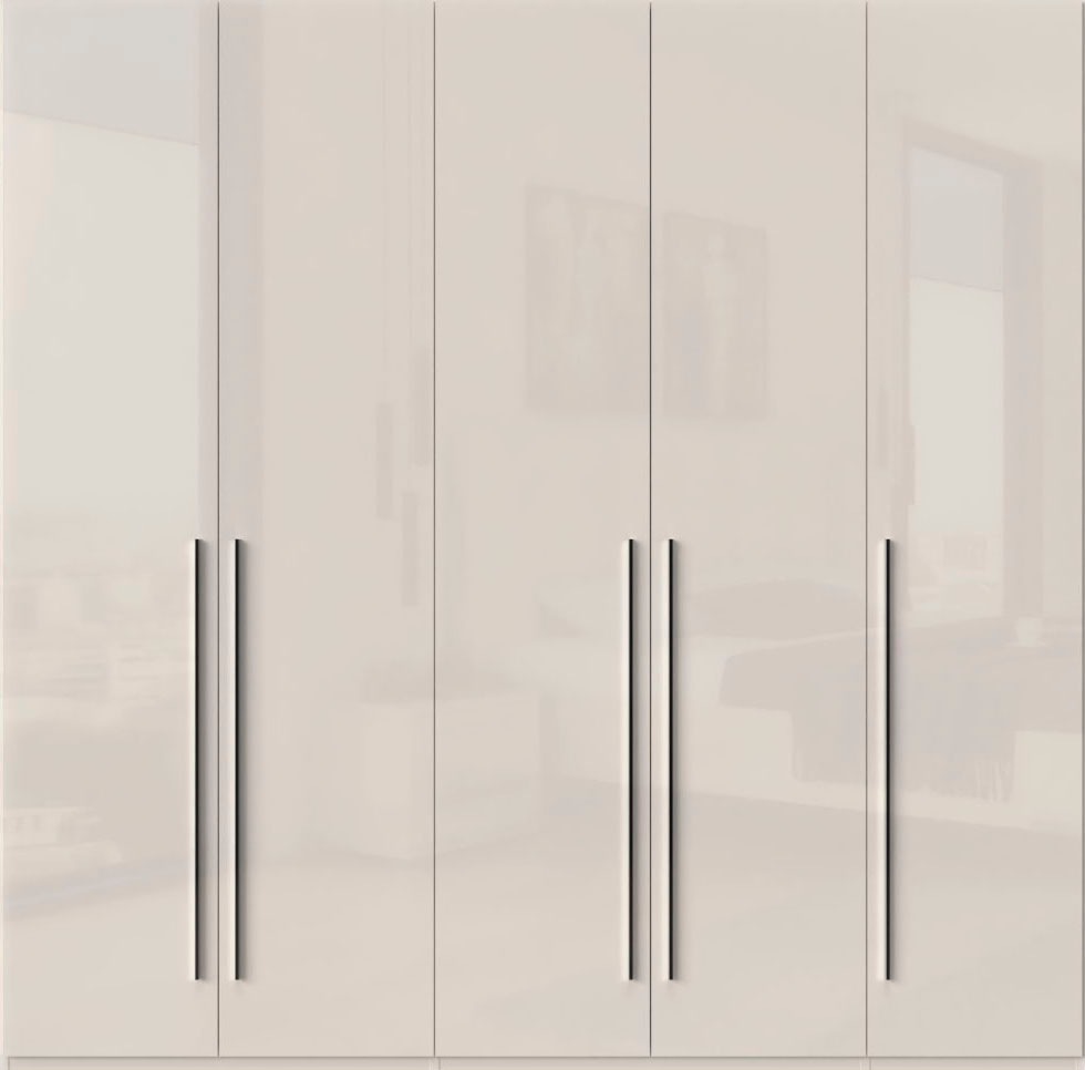 Places of Style Kleiderschrank »Piano, UV lackiert, hochglänzend in beige o günstig online kaufen