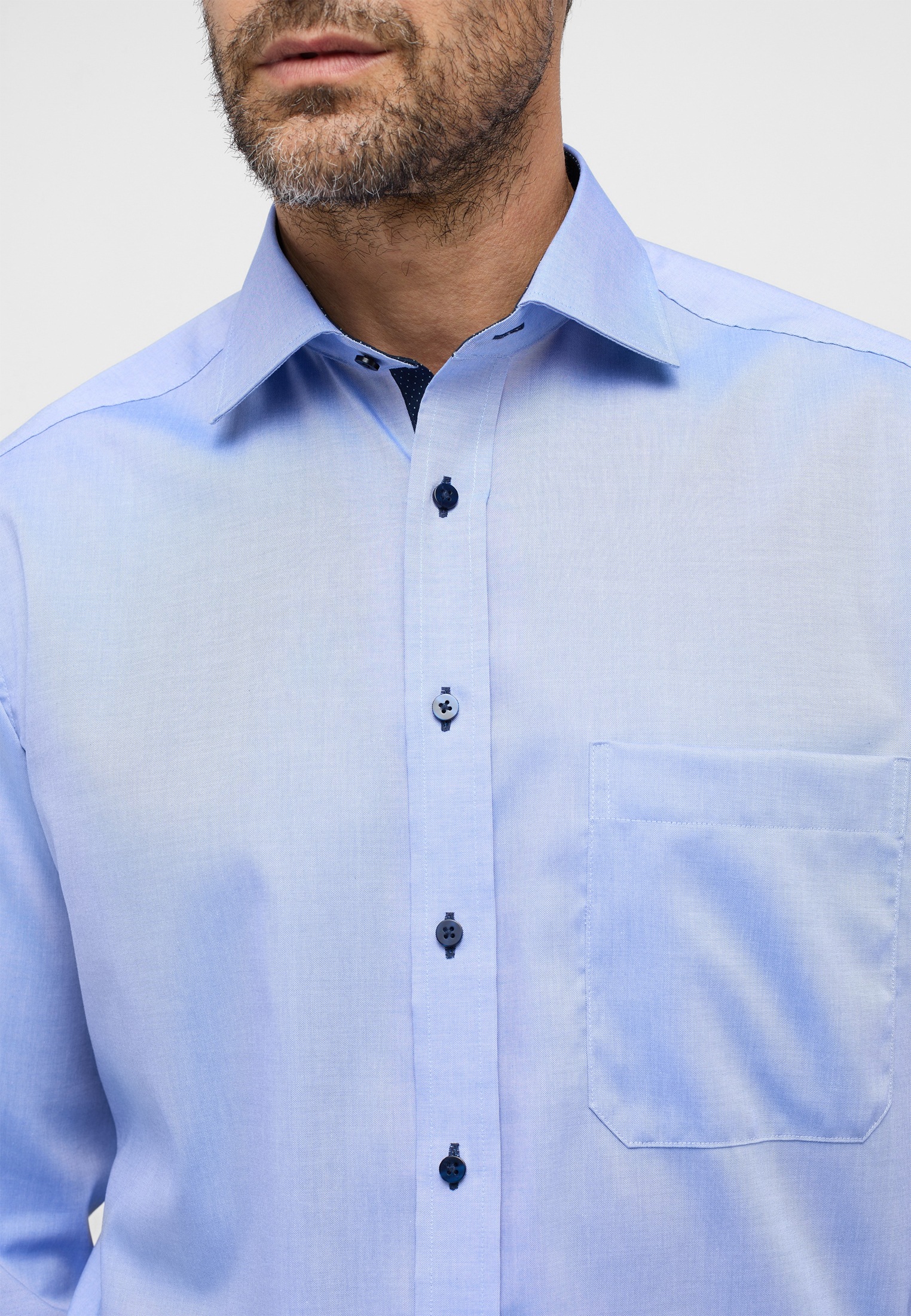 Eterna Langarmhemd »COMFORT FIT«, NON IRON (bügelfrei)