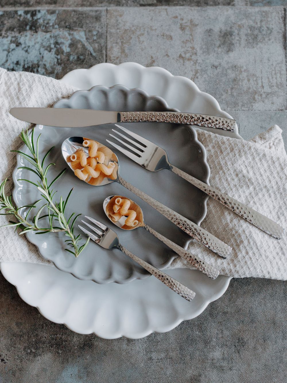 Mulex Besteck-Set »Madison« gehämmert günstig online kaufen