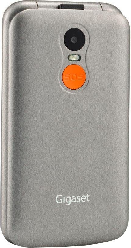 Gigaset Klapphandy »GL590«, Titan-silber, 7,3 cm/2,8 Zoll, 3 MP Kamera