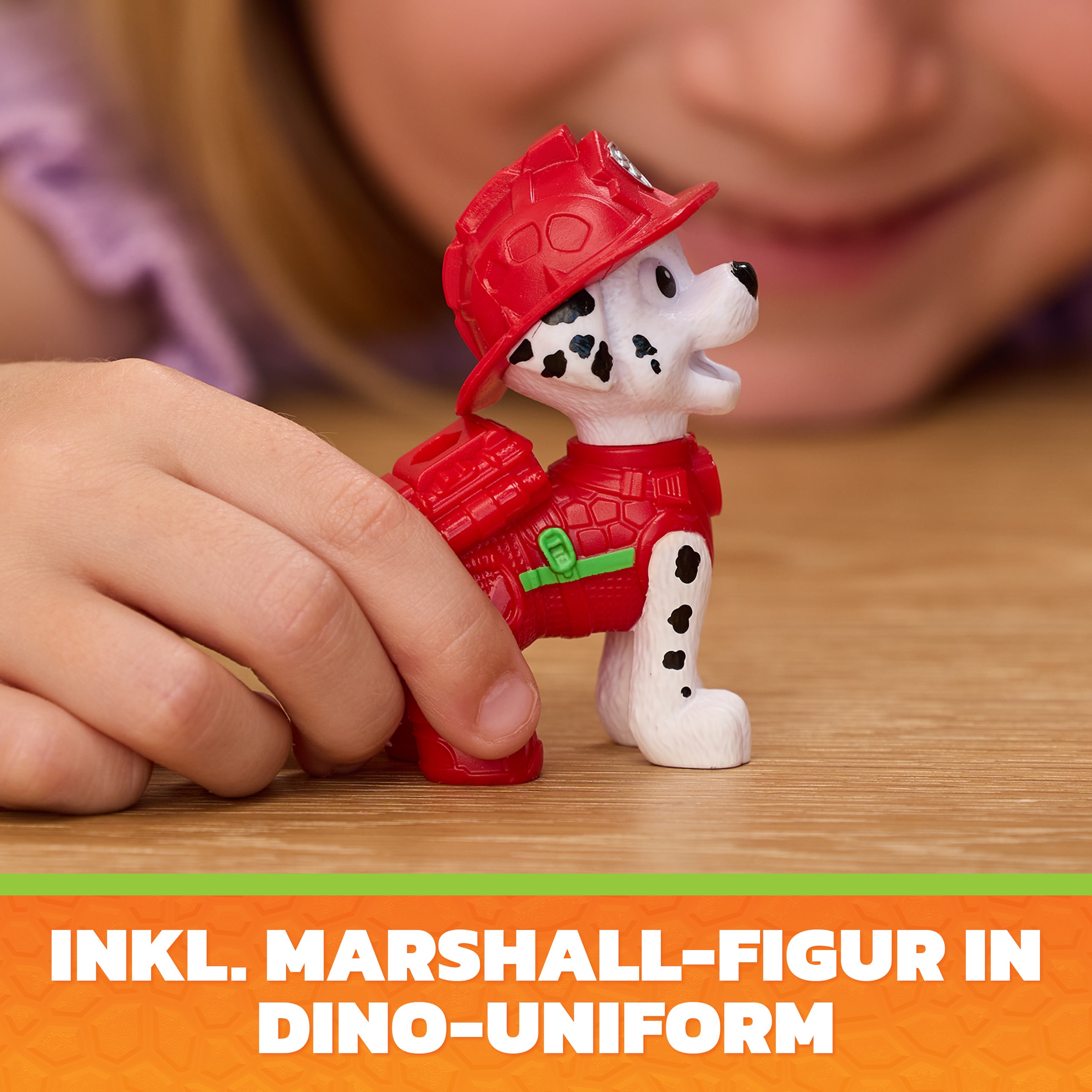 Spin Master Spielfigur »PAW Patrol: Der Dino Film, Roaring Pups, Marshall & Rhabarber Dino«