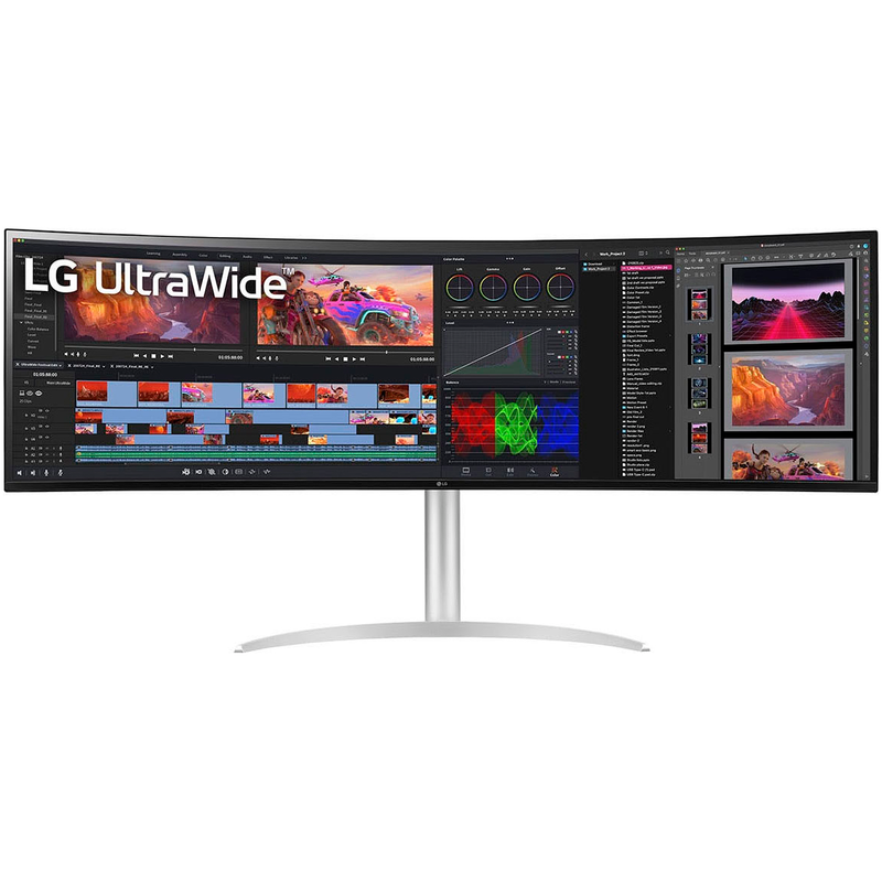 LG LED-Monitor »49WQ95X-W« 124 cm/49 ′′ 5120 x 1440 px UWQHD 5 Reaktionszeit 144 Hz weiss