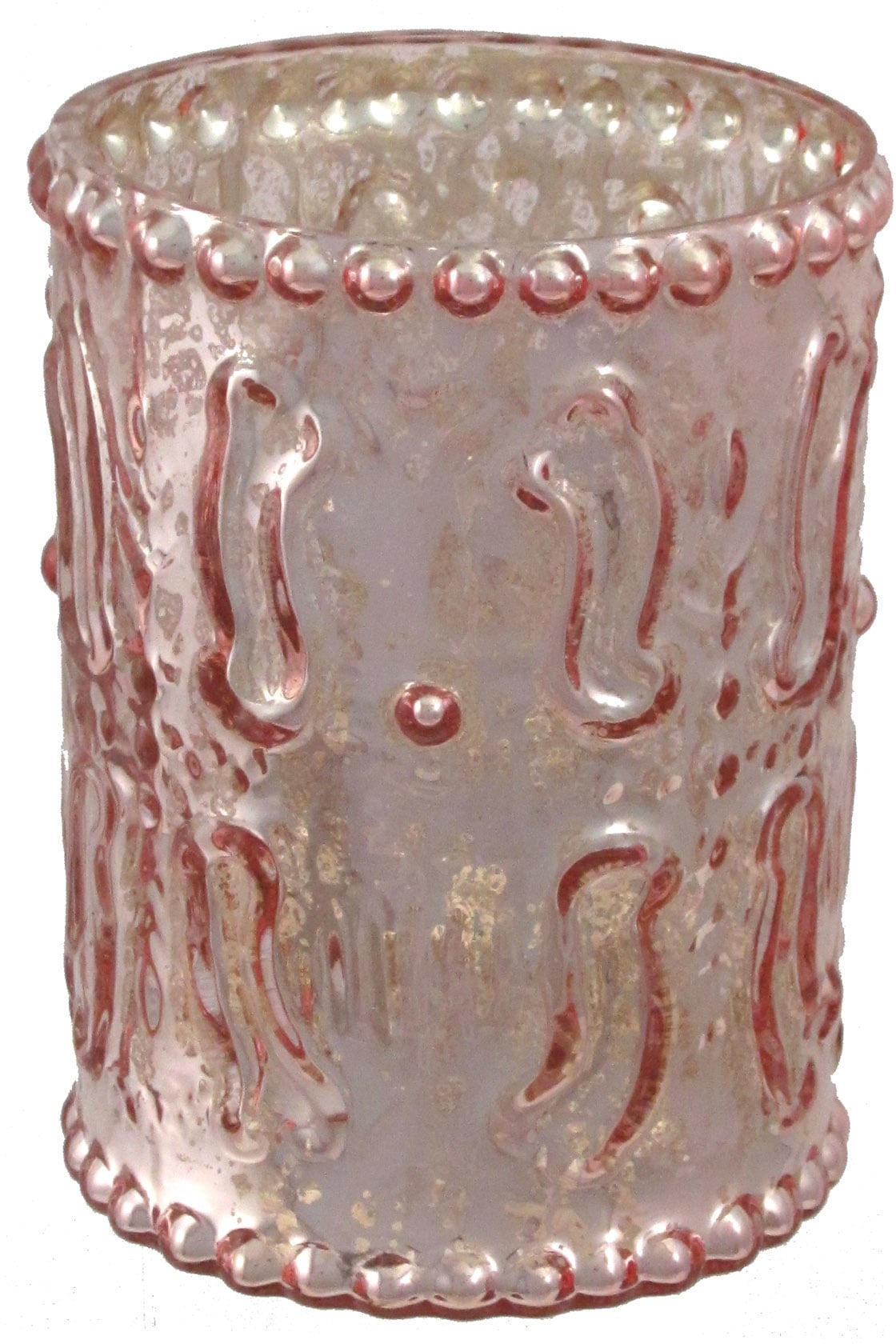 Creativ deco Windlicht, (4 St.), mit unterschiedlich strukturierten Oberflächen, 4er Set, H: ca. 10 cm