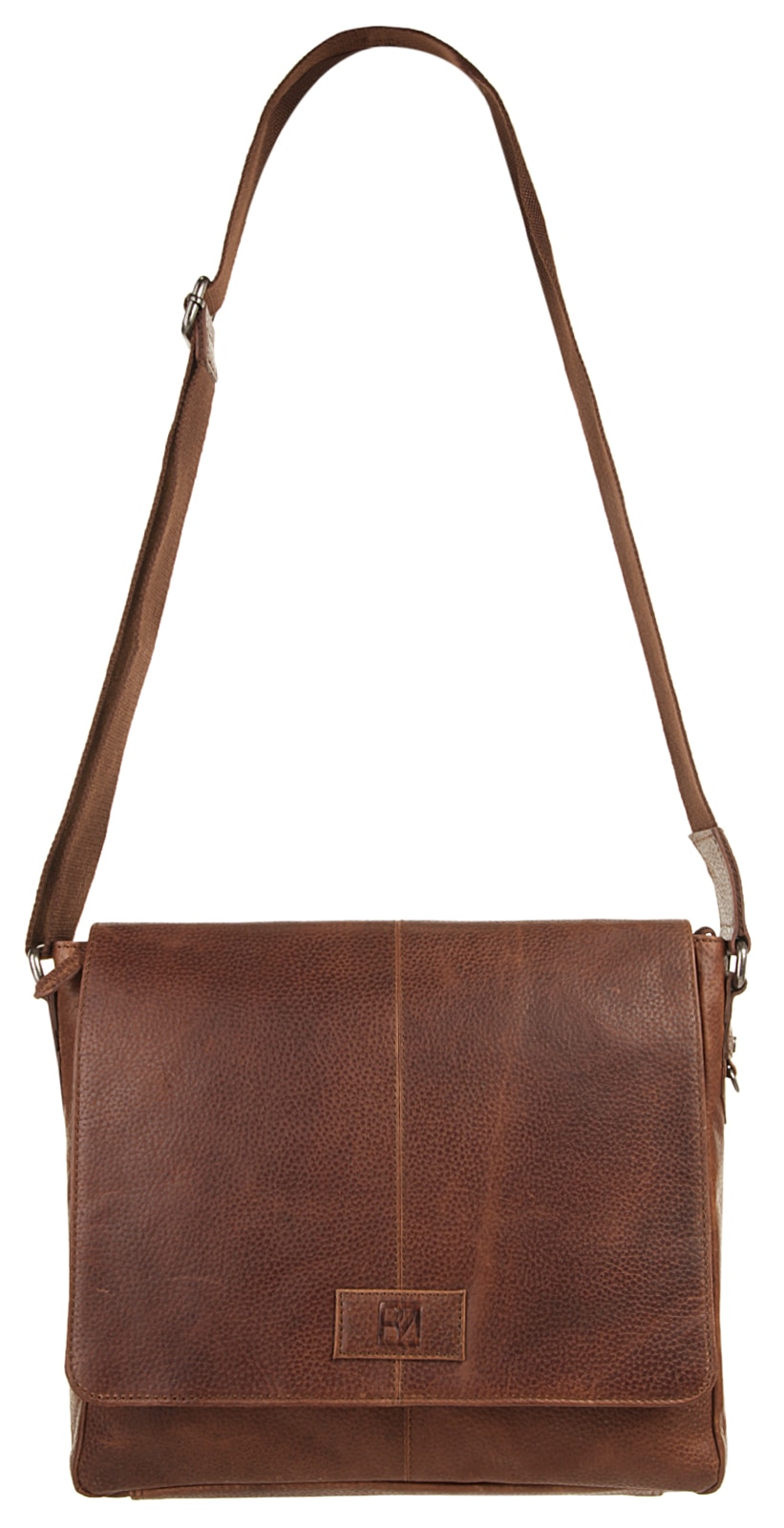 BODENSCHATZ Messenger Bag, echt Leder