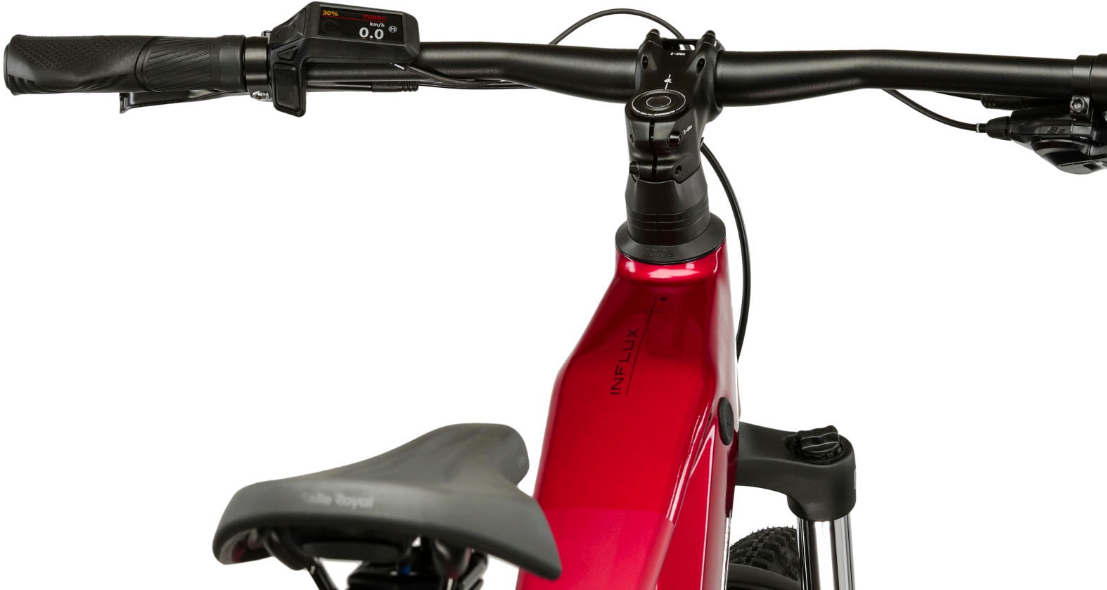 Kross »Influx Hybrid 2.0 16,7Ah / 600 Wh 29 Zoll rot 9 Gänge 2026« 9 Gang Shimano CUES U4000 Schaltwerk Kettenschaltung Mittelmotor 250 W BOSCH PERFORMANCE LINE PX Mittelmotor