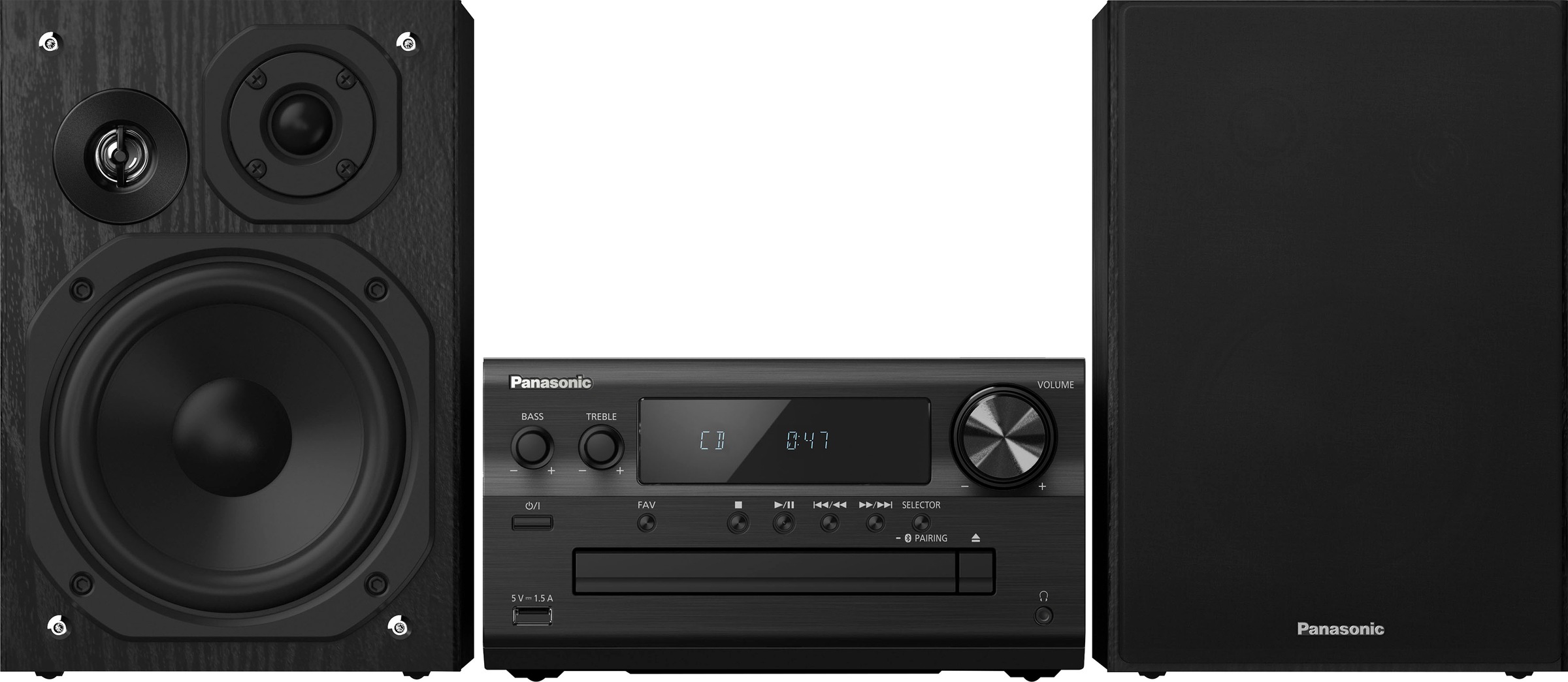 PANASONIC Kompaktanlage »SC-PMX802E Premium Micro-« Bluetooth WLAN Hi-Res Audio UKW Radio USB-Audiowiedergabe schwarz Anschluss an TV über...