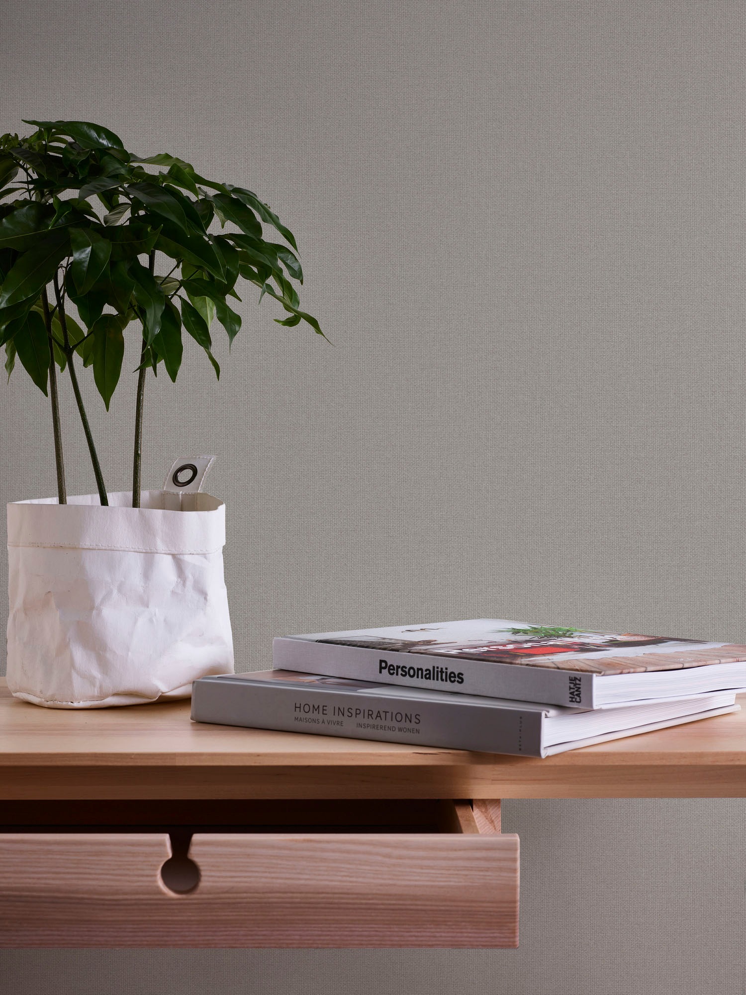 A.S. Création Vliestapete »Nara Einfarbig«, matt-gemustert-neutral, Unitapete Tapeten Wohnzimmer Schlafzimmer Küche modern Flur Design