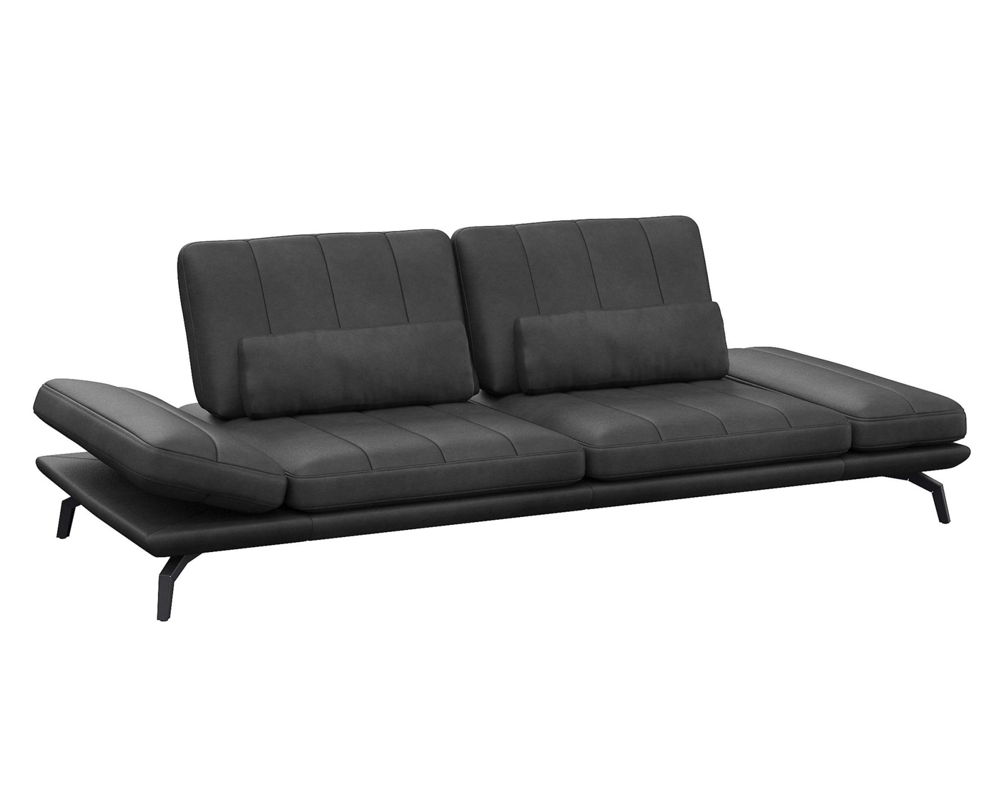 FLEXLUX 3-Sitzer »Tropea Funktionssofa, Designsofa, Relaxfunktion, TV-Couch,«, mit Armteilverstellung sowie Sitztiefenverstellung, Breite 252 cm