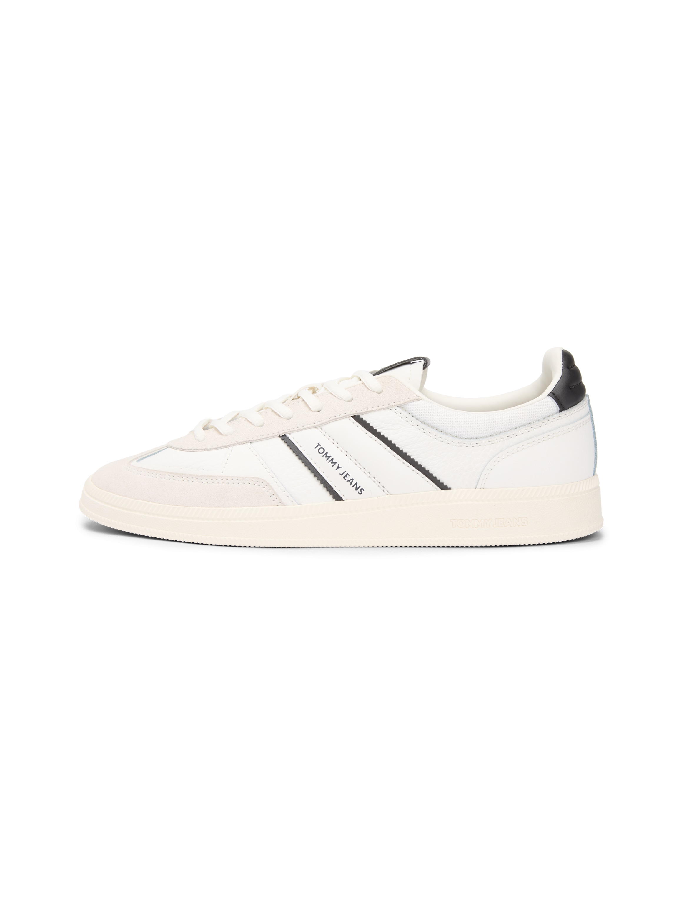 Tommy Jeans Sneaker »THE GREENWICH EDGE MIX«  Schnürschuh, Freizeitschuh mit Kontrastdetails -klein ausfallend