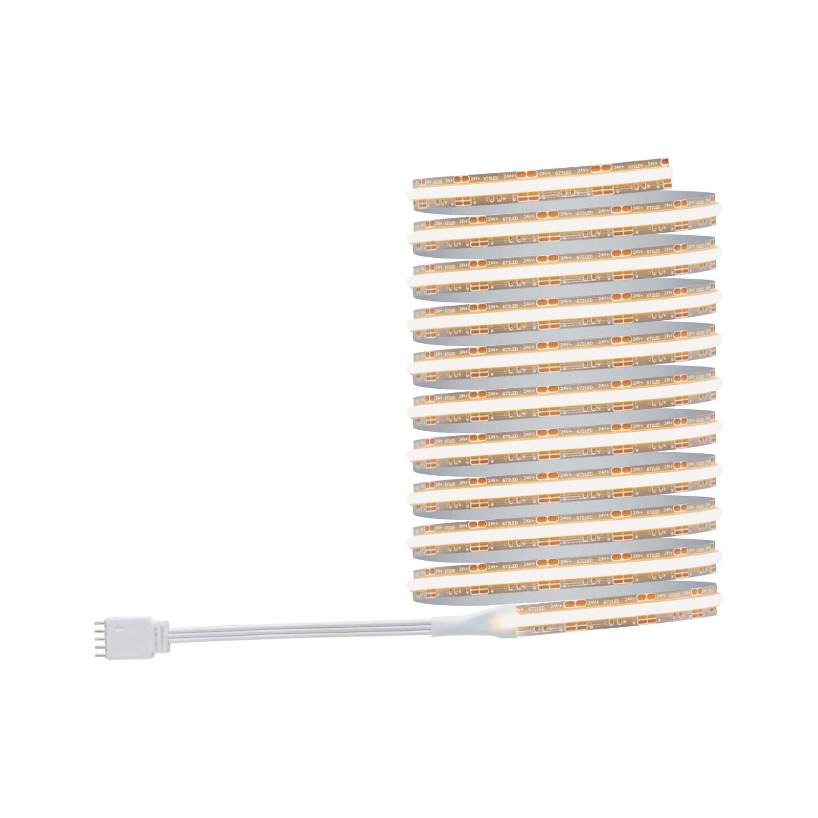 Paulmann LED-Streifen »MaxLED 1000 Basis Set 3m 25,5W 230/24V silber Kunststoff«, 1 St.-flammig, Full-Line COB 2700-6500K TunableWhite