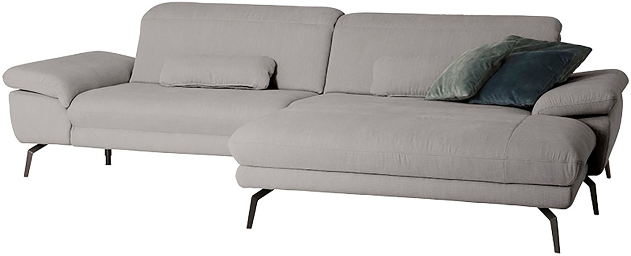 Die PlanBar Ecksofa "MP-IN22025 L-Form", mit Kopfteilverstellung, wahlweise günstig online kaufen