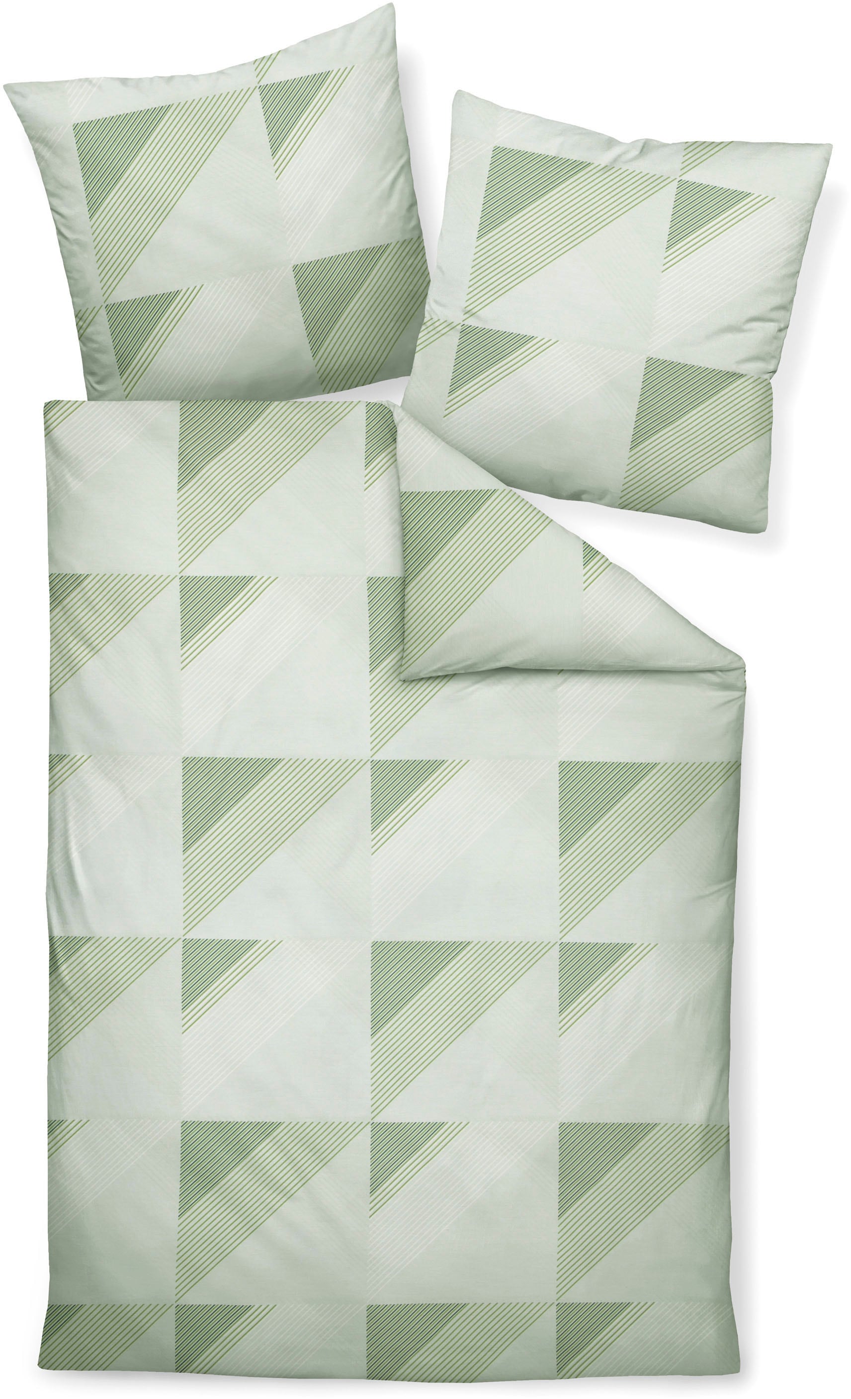 Janine Bettwäsche »J. D.87065 06«, mit Reißverschluss, 100% Baumwolle