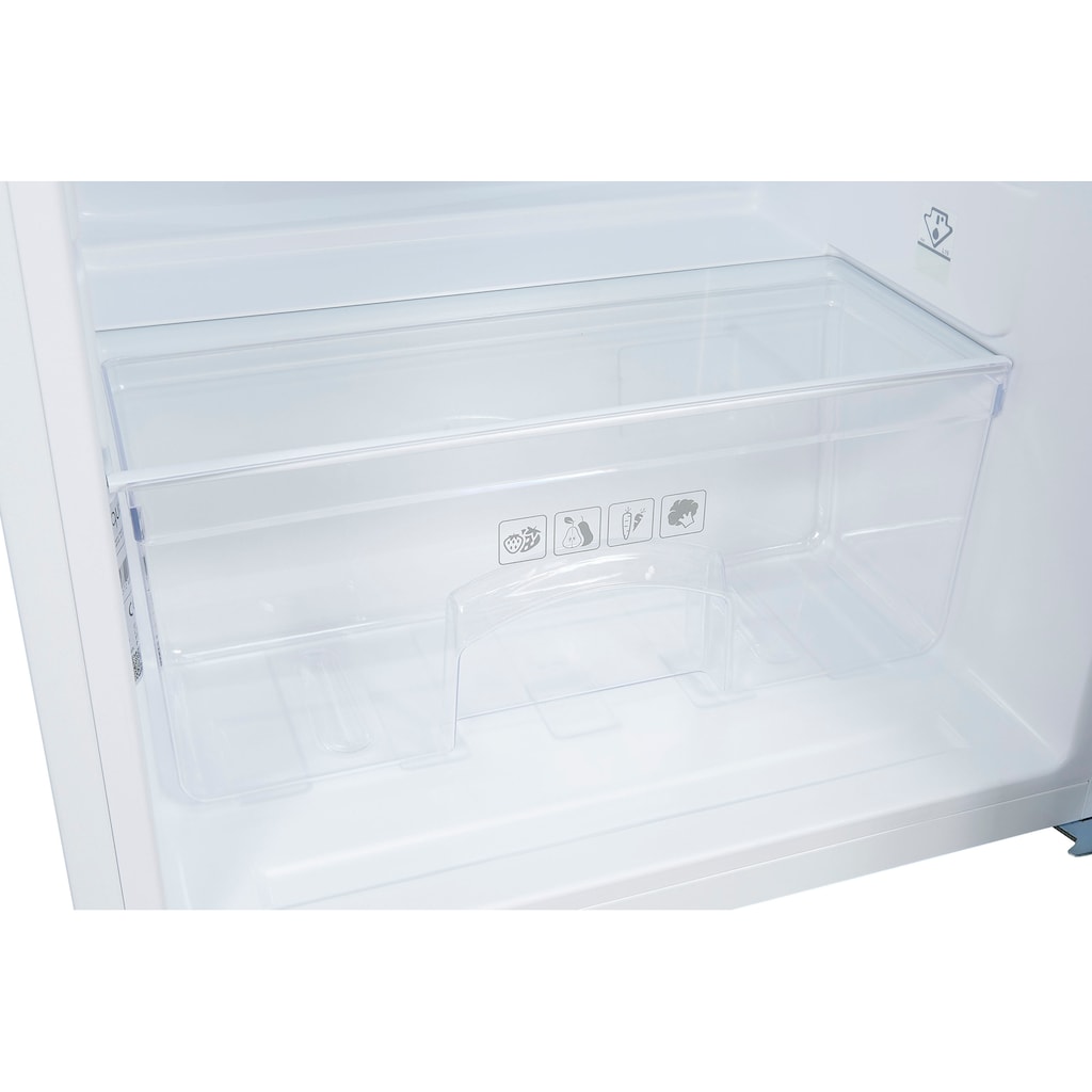 exquisit Kühlschrank »KS16-V-040E weiss«, KS16-V-040E weiss, 85 cm hoch, 55 cm breit
