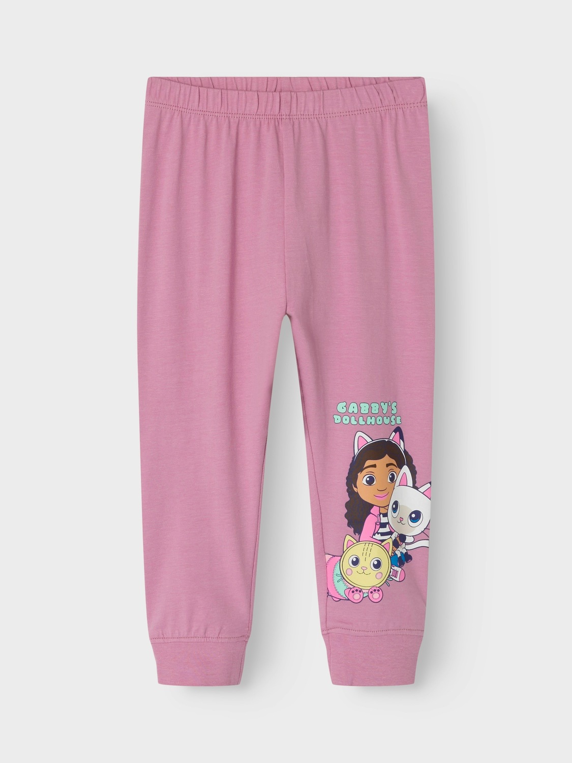 Name It Schlafanzug »NMFSABA GABBY LS NIGHTSET NOOS SKY«, (Set, 2 tlg.), mit süßen Motiven