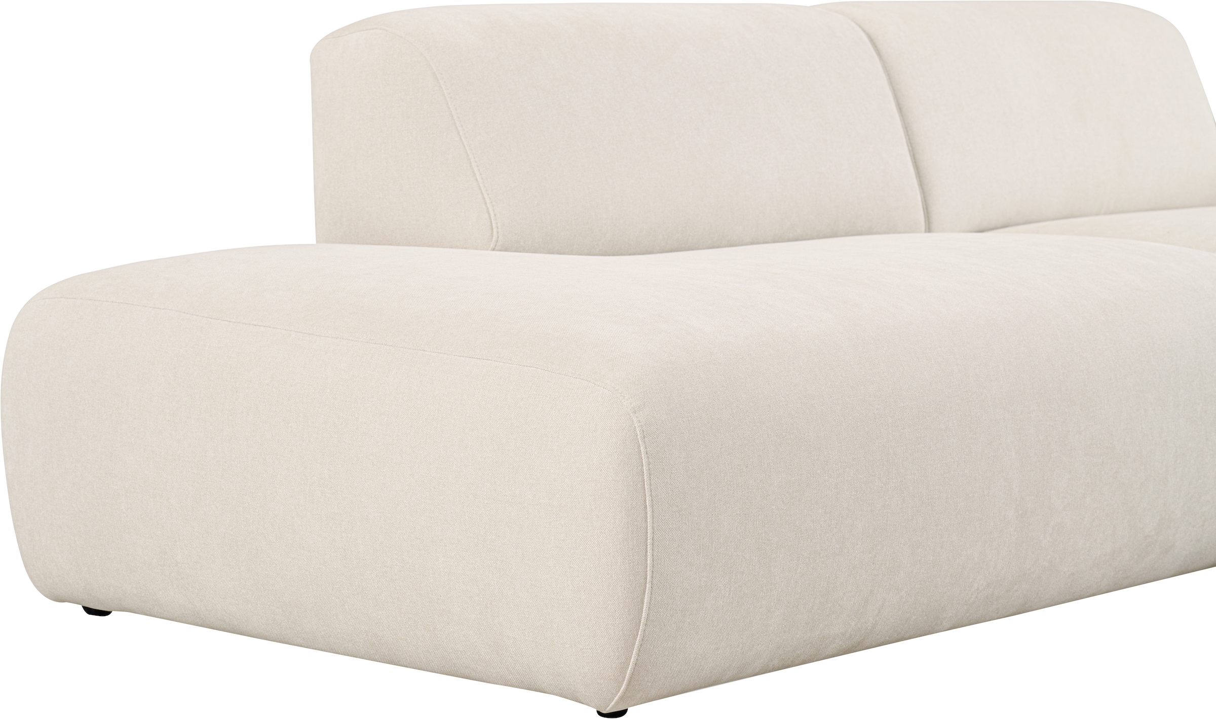andas Ecksofa »Myrland«, Breite 222 cm, Chenille, Easy Clean Stoff, mit Kaltschaum