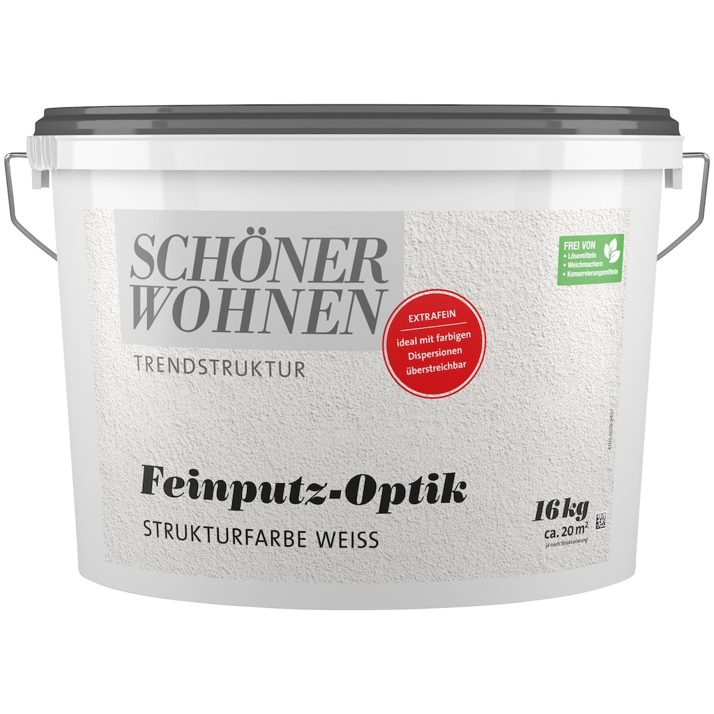 SCHÖNER WOHNEN FARBE Wand- und Deckenfarbe »TRENDSTRUKTUR Feinputz-Optik extrafein«