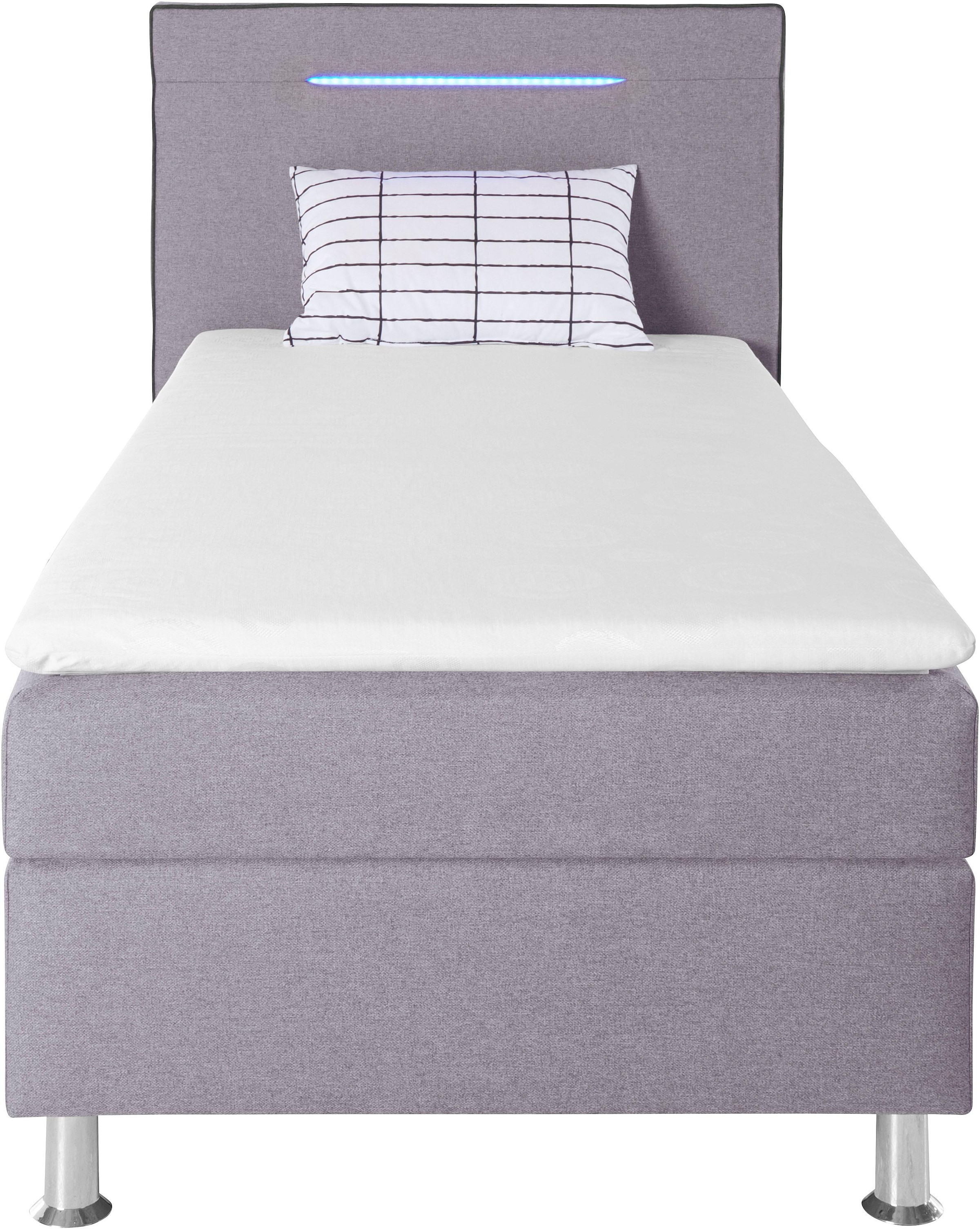 3. Bild von COLLECTION AB Boxspringbett, inkl. LED-Beleuchtung, Topper und Kissen