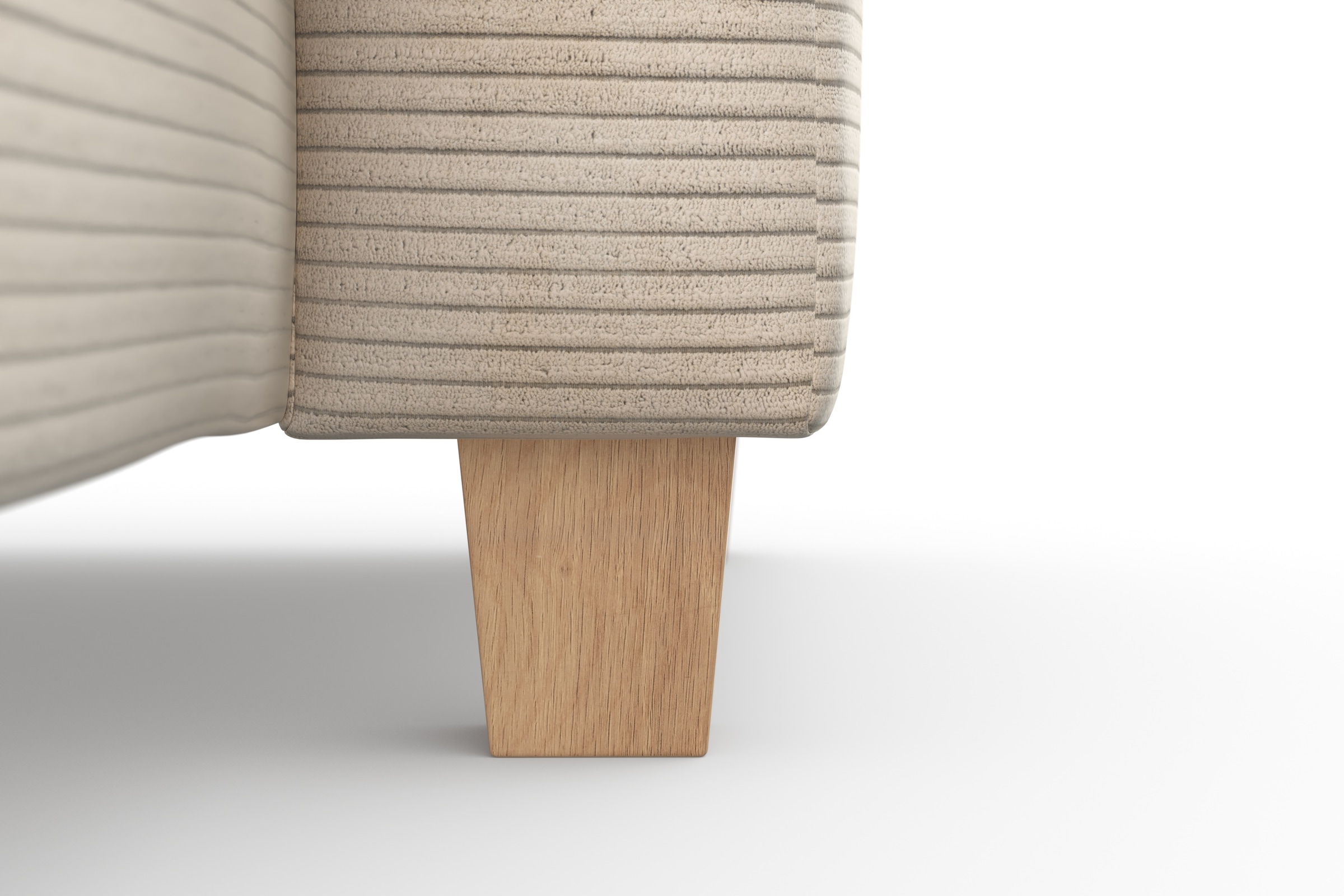 Home affaire Ecksofa »Summer L-Form«, mit Recamiere, mit oder ohne Bettfunktion und Bettkasten, Cord-Bezug