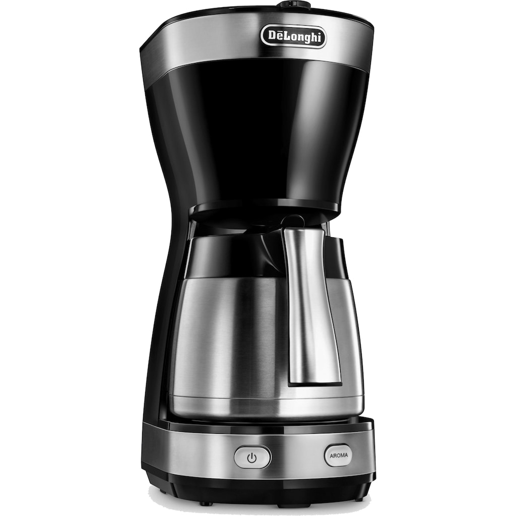 De'Longhi Filterkaffeemaschine »ICM 16710«, 1,25 l Kaffeekanne, Papierfilter