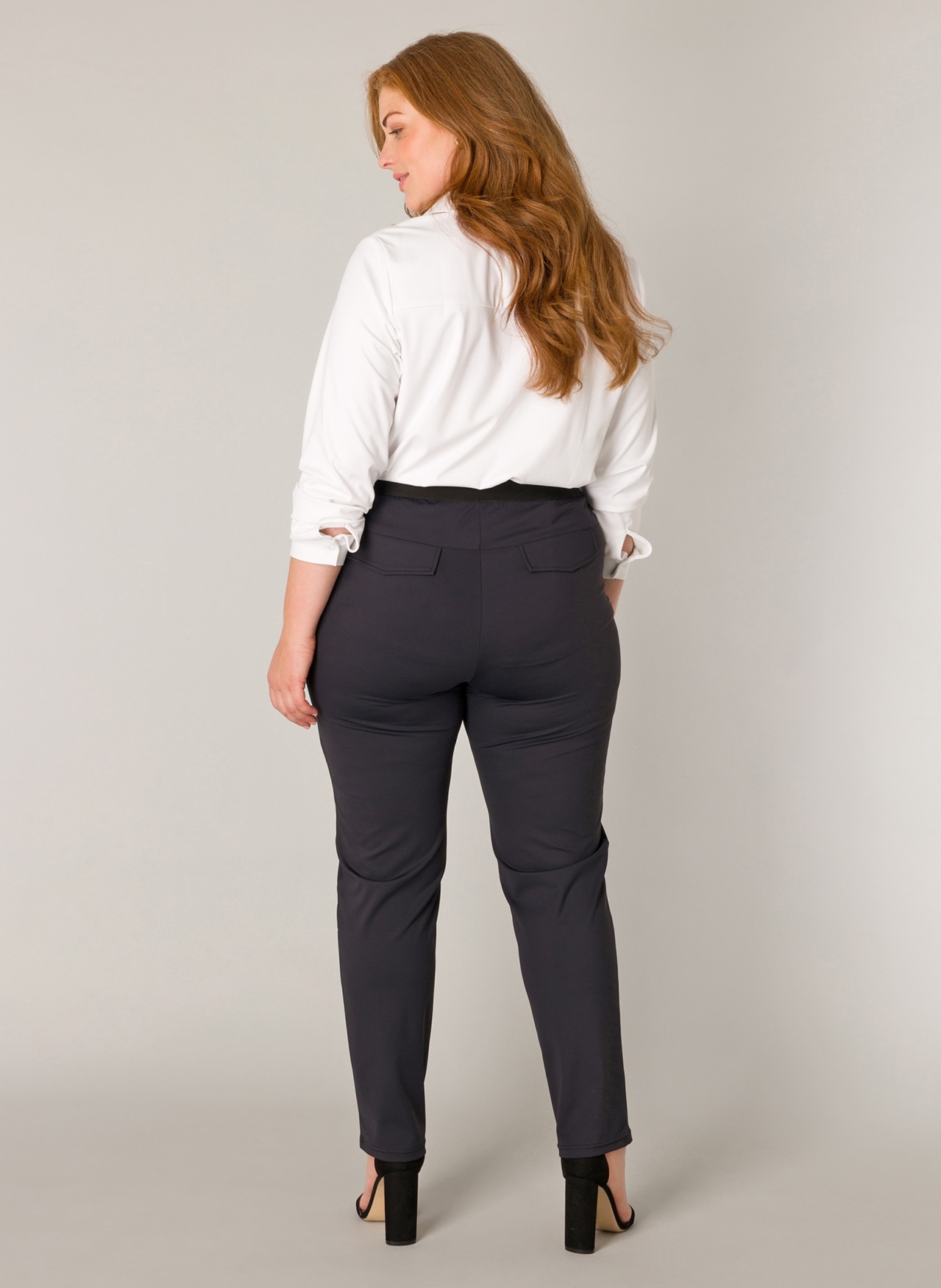 Base Level Curvy Stoffhose »Liana«, mit Stretch und Kordelzug, im Jeggings-Style