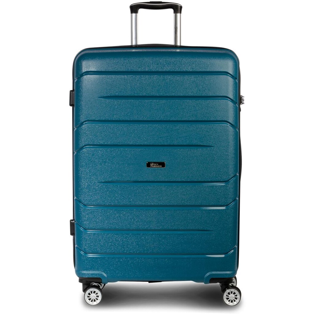 fabrizio® Trolleyset »Alpha, blau«, (3 tlg.)