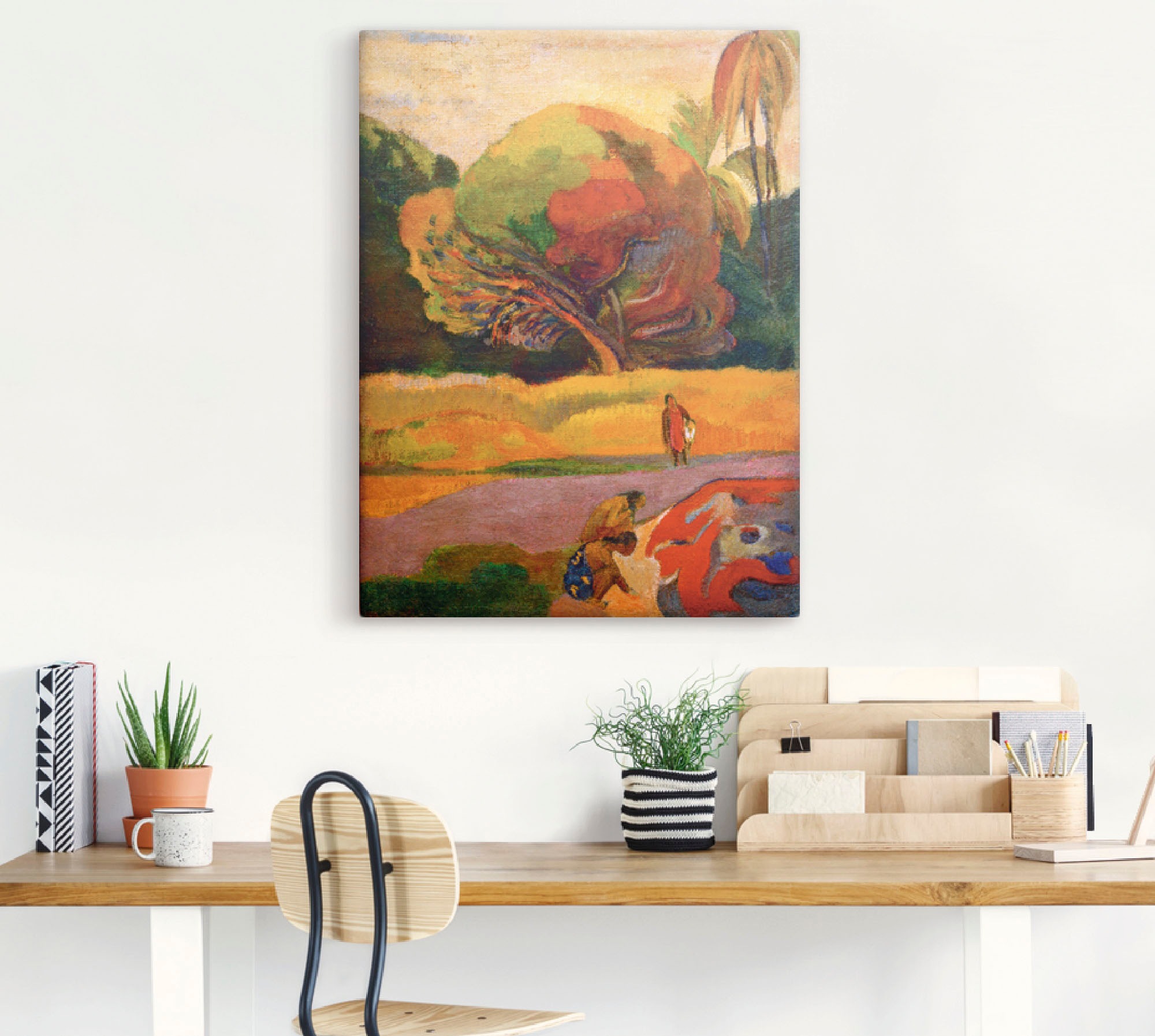 Artland Wandbild »Paul Gauguin Frauen am Fluß« Wiesen & Bäume 1 Stk. tlg. a günstig online kaufen