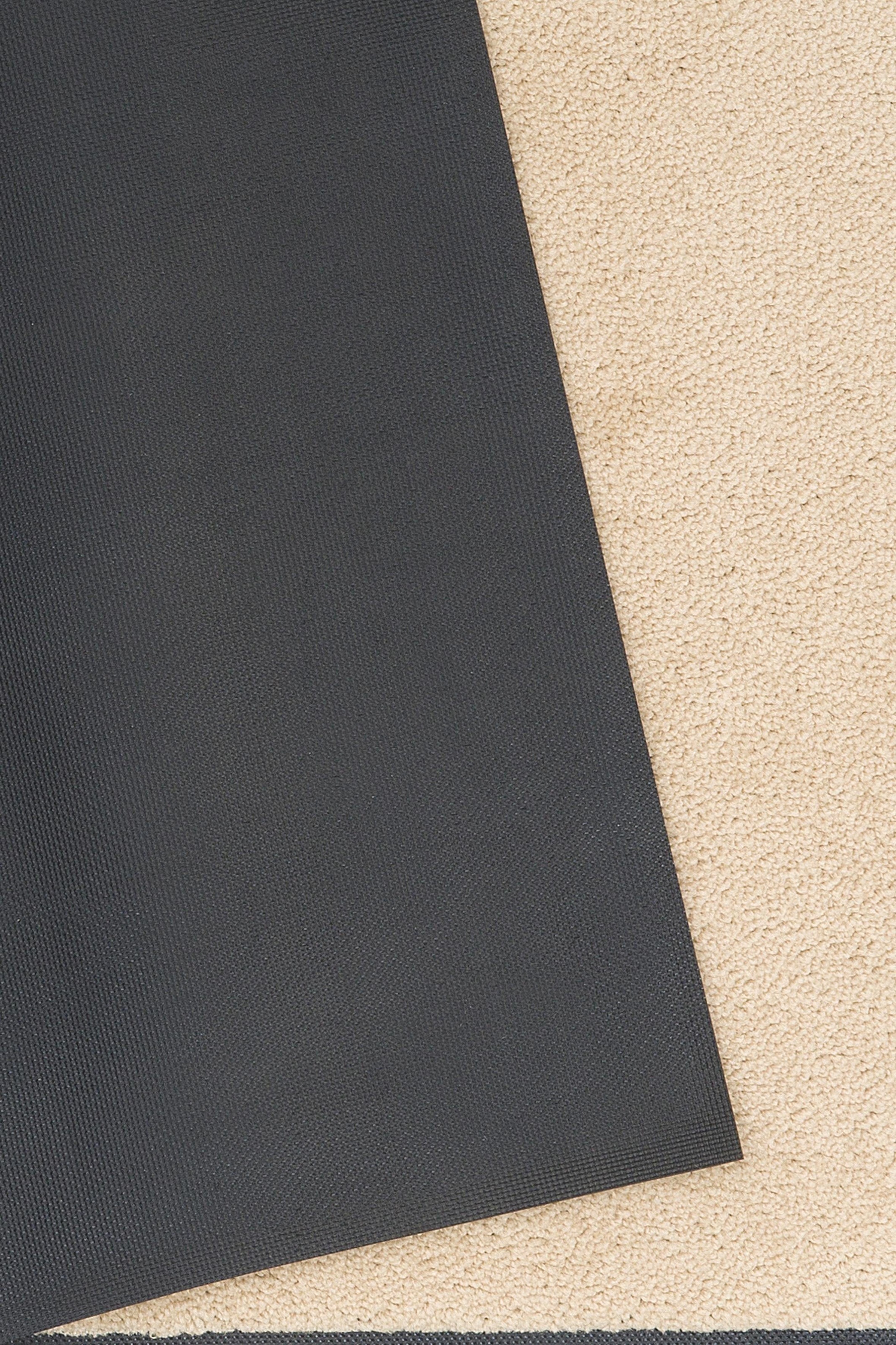 my home Fußmatte »Lavea«, rechteckig, 9 mm Höhe, Schmutzfangmatte, Uni-Farben, In- und Outdoor-Teppich, waschbar