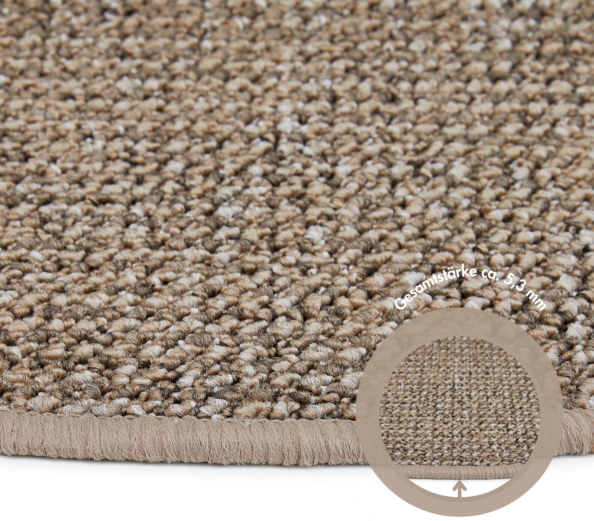 Andiamo Stufenmatte »Saragossa, Made in Netherlands«, halbrund, 6,5 mm Höhe günstig online kaufen