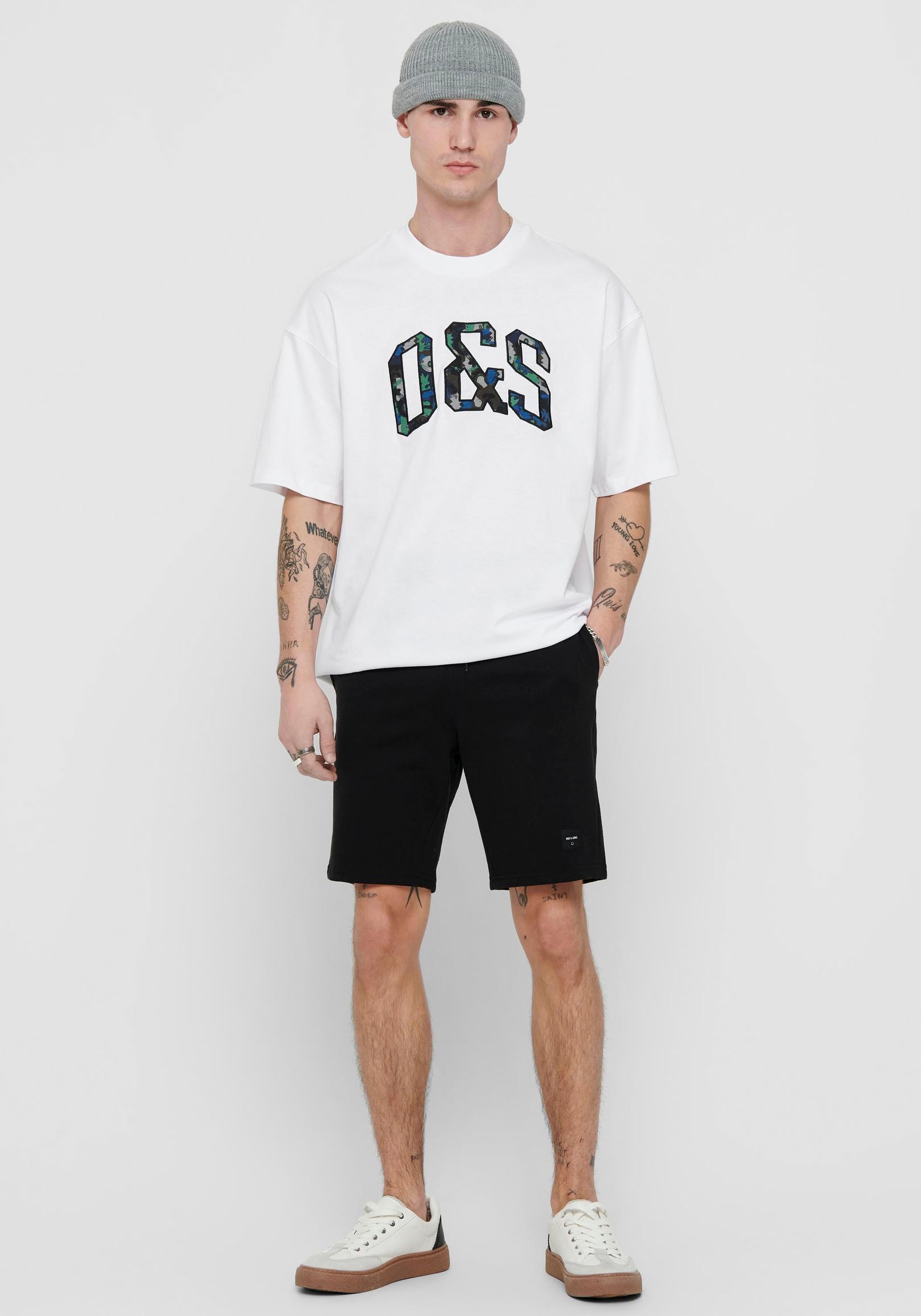 3. Bild von ONLY & SONS Sweatshorts »ONSNEIL SWEAT SHORTS«, unifarben