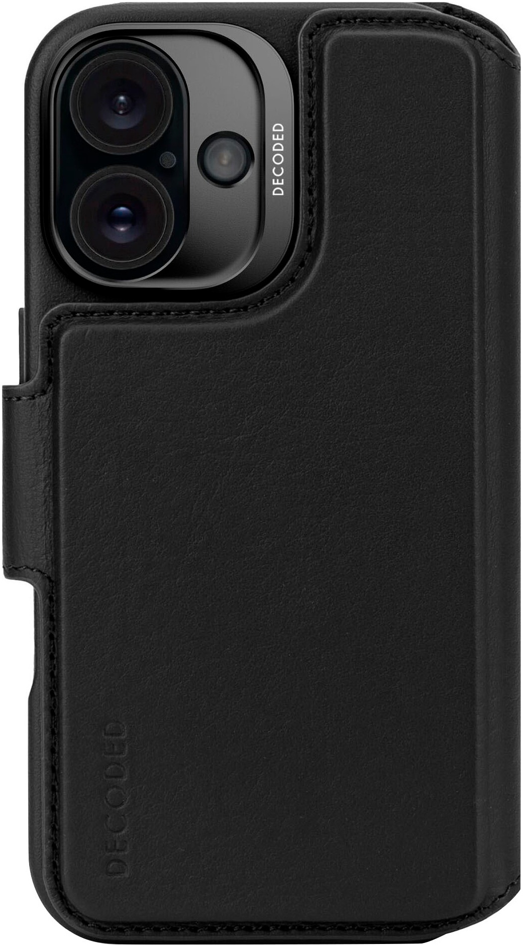 DECODED Smartphone-Hülle »Leather Detachable Wallet iPhone 16«, Smartphones
