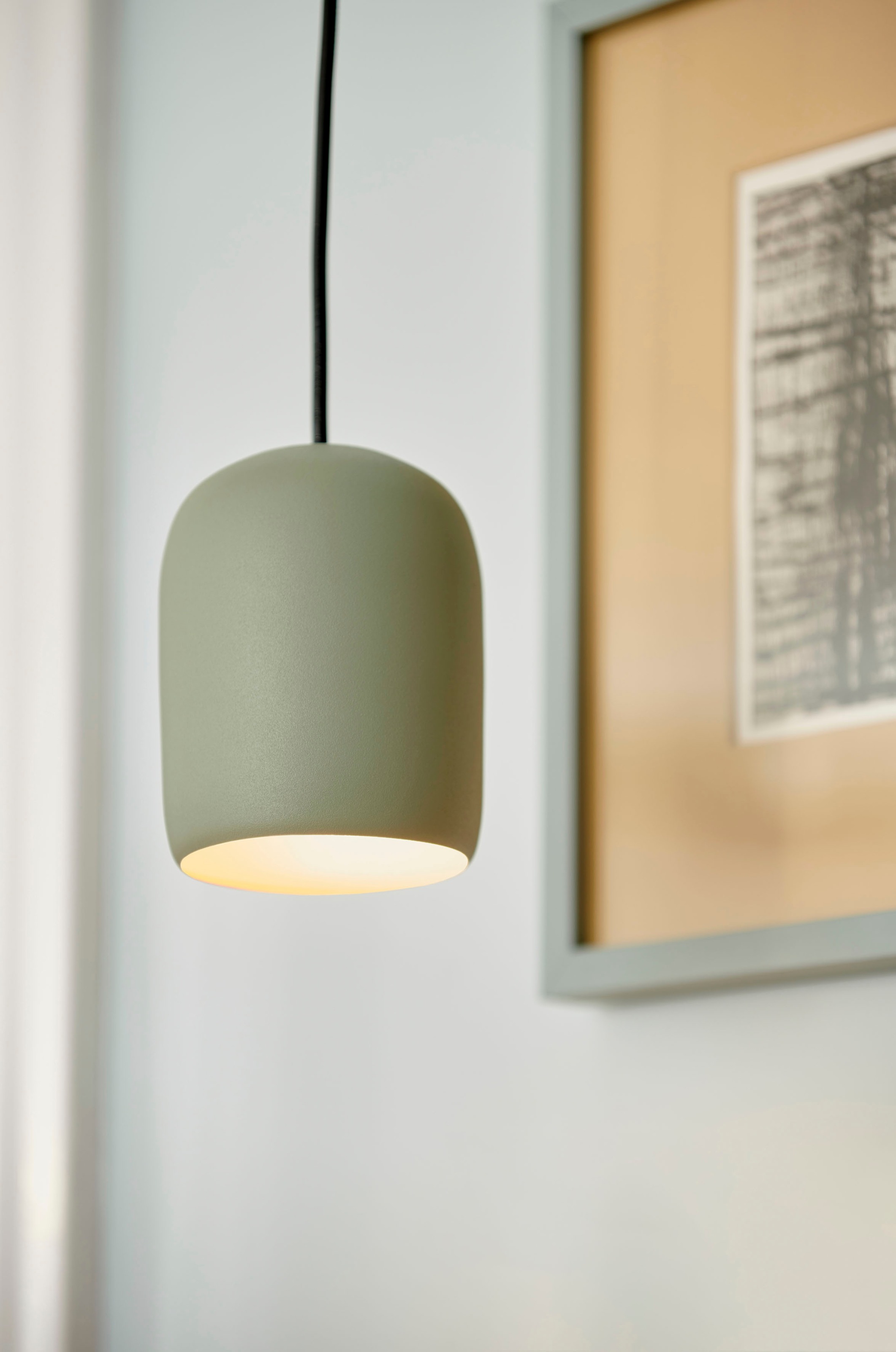 Nordlux Pendelleuchte »Notti«, Leuchtmittel E27 | ohne Leuchtmittel, kleines, organisches, elegant geformtes Pendel, weiches Licht