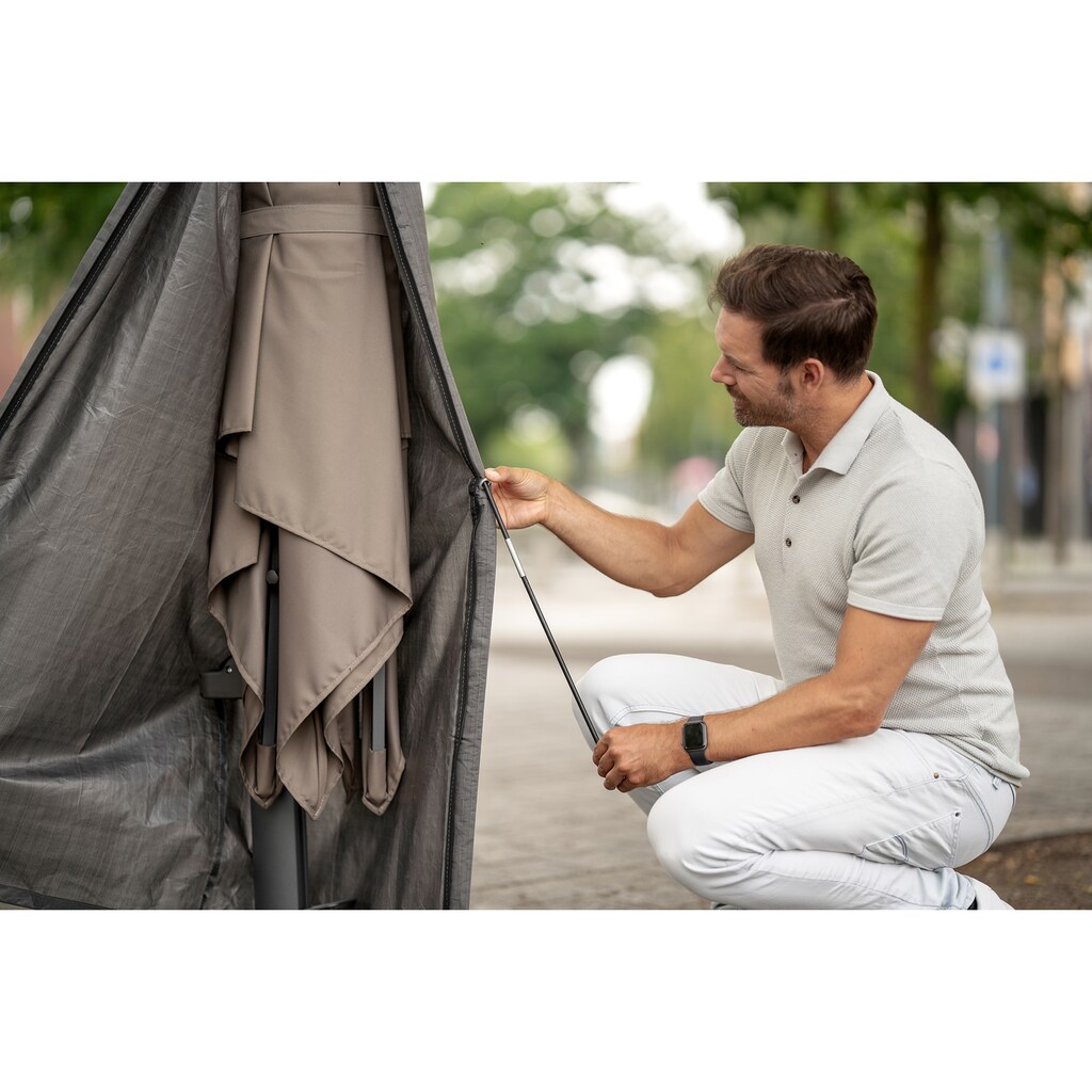 winza outdoor covers Sonnenschirm-Schutzhülle, geeignet für Schirme bis ø 450 cm