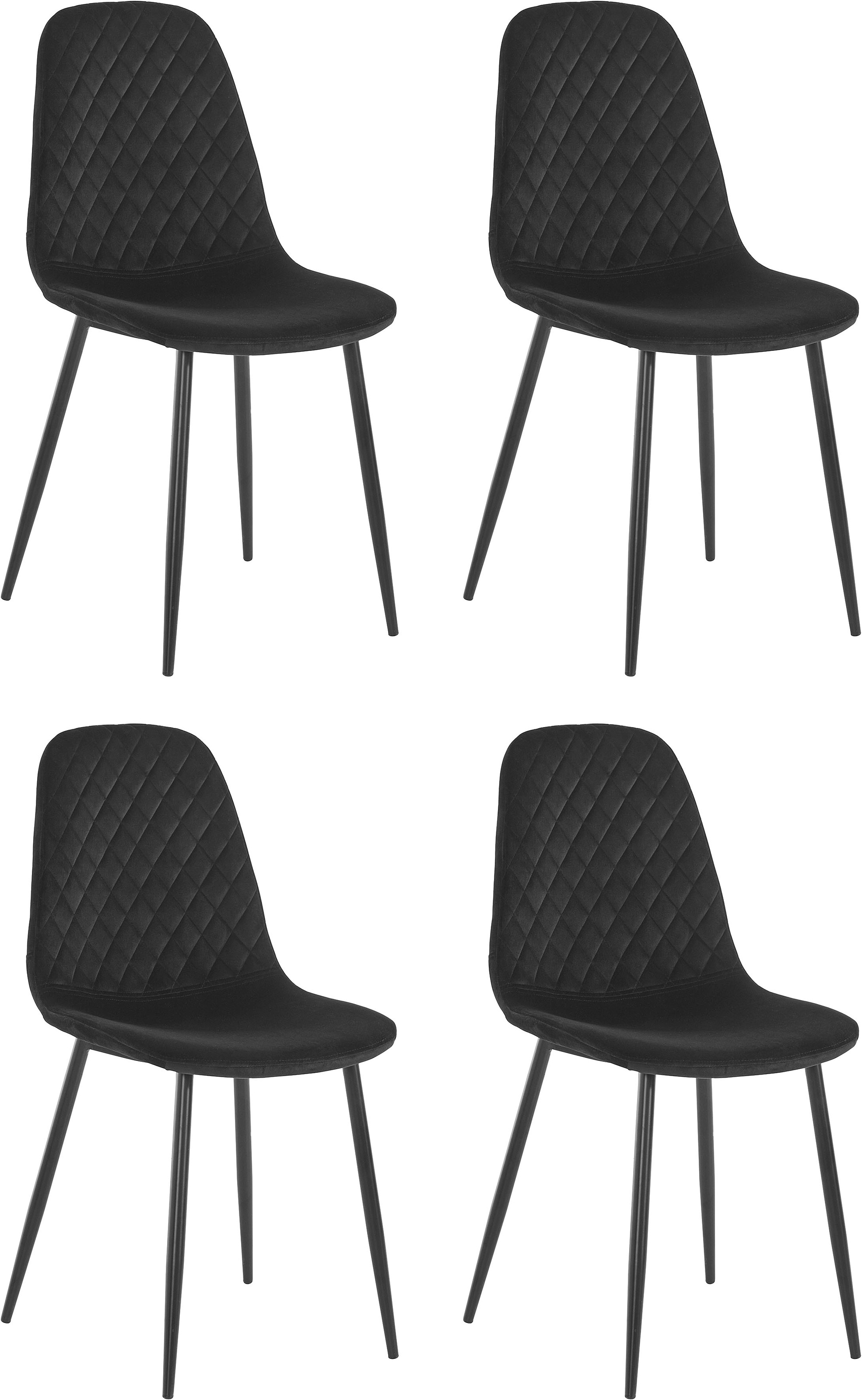 HELA Esszimmerstuhl »Sabrina«, (Set), 4 St., Samtvelours, 2 und 4 Stück, Kü günstig online kaufen