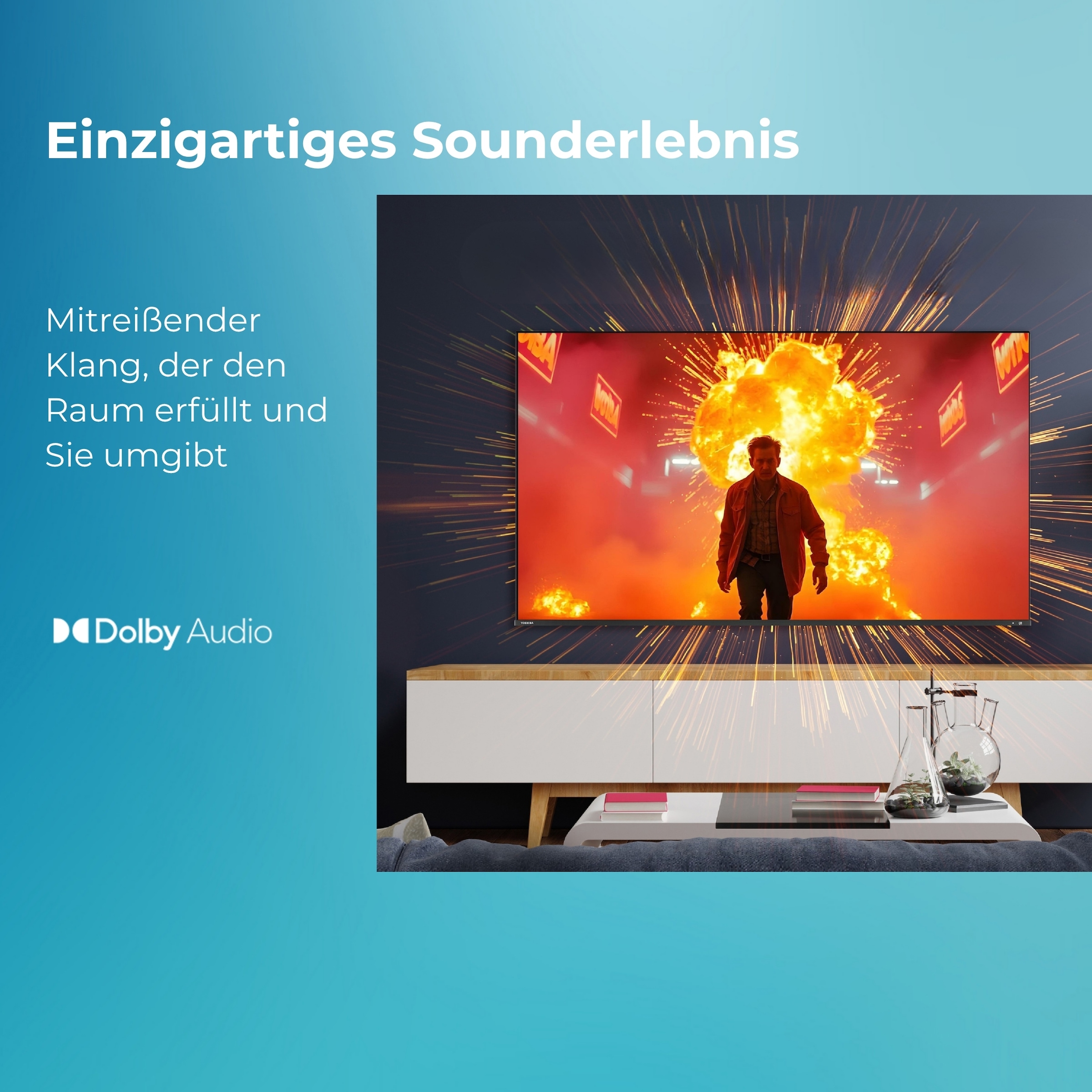 Toshiba DLED-Fernseher »43UV1563DDW« 108 cm/43 ″ Smart-TV