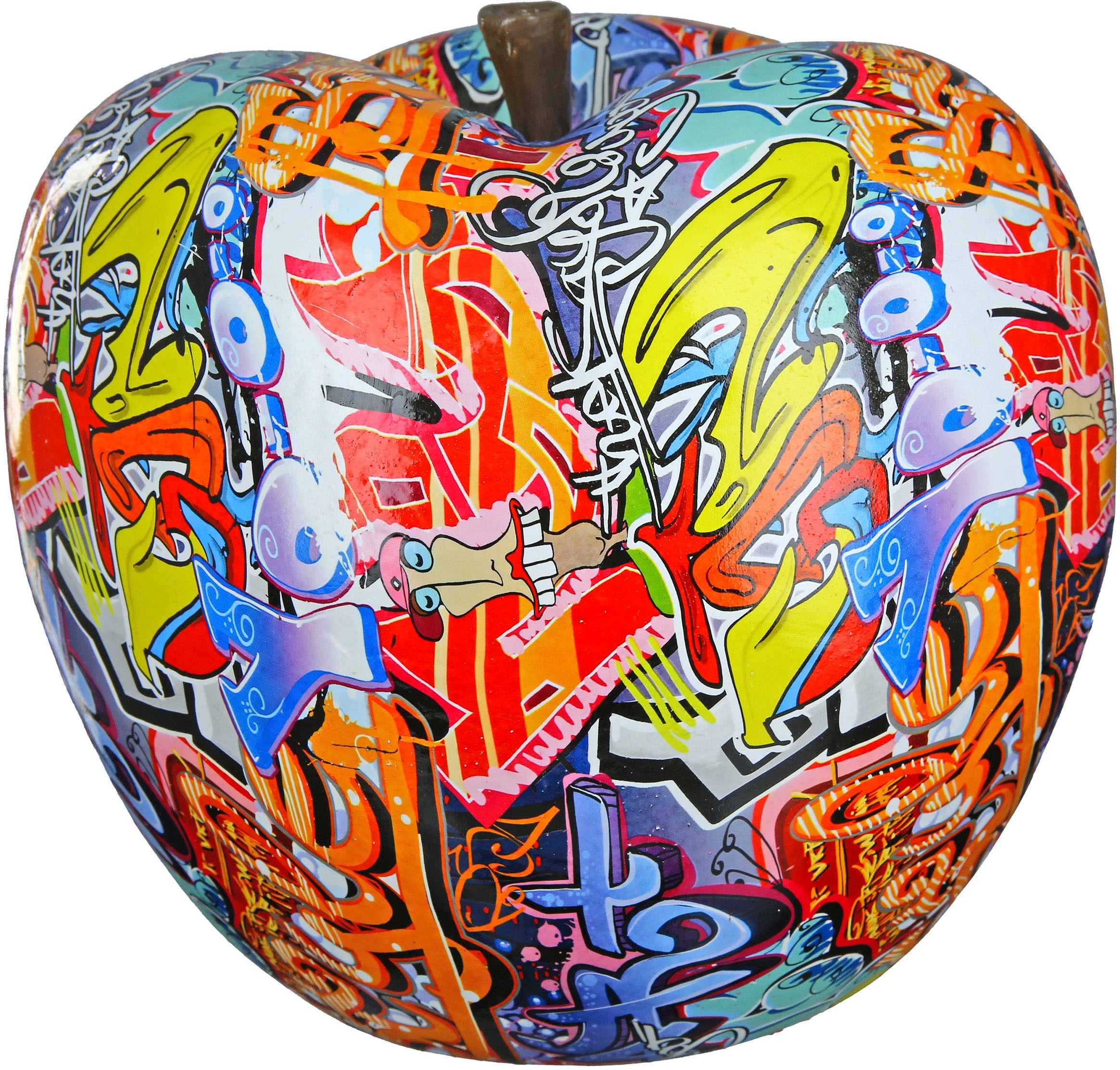 Casablanca by Gilde Dekoobjekt »Apfel Street Art«, Graffiti-Design