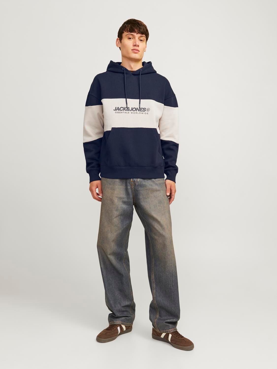 Jack & Jones Kapuzensweatshirt »JJELEGACY BLOCKING SWEAT HOOD NOOS«