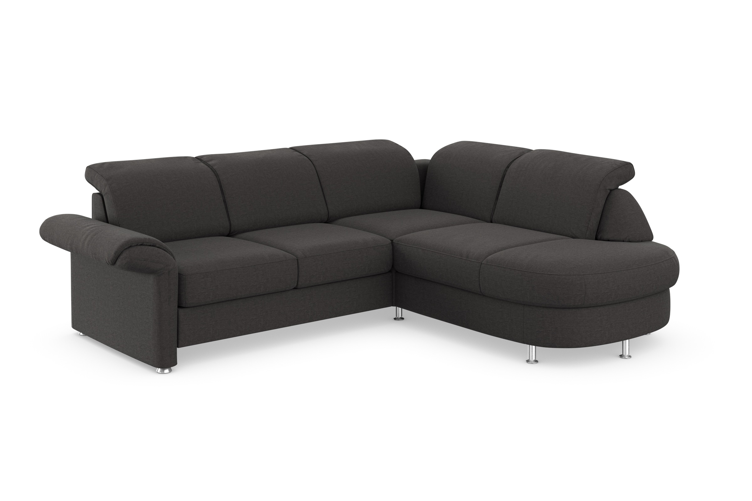 sit&more Ecksofa »Apulia L-Form«, wahlweise Bettfunktion, Bettkasten und Kopf- und Armteilverstellung