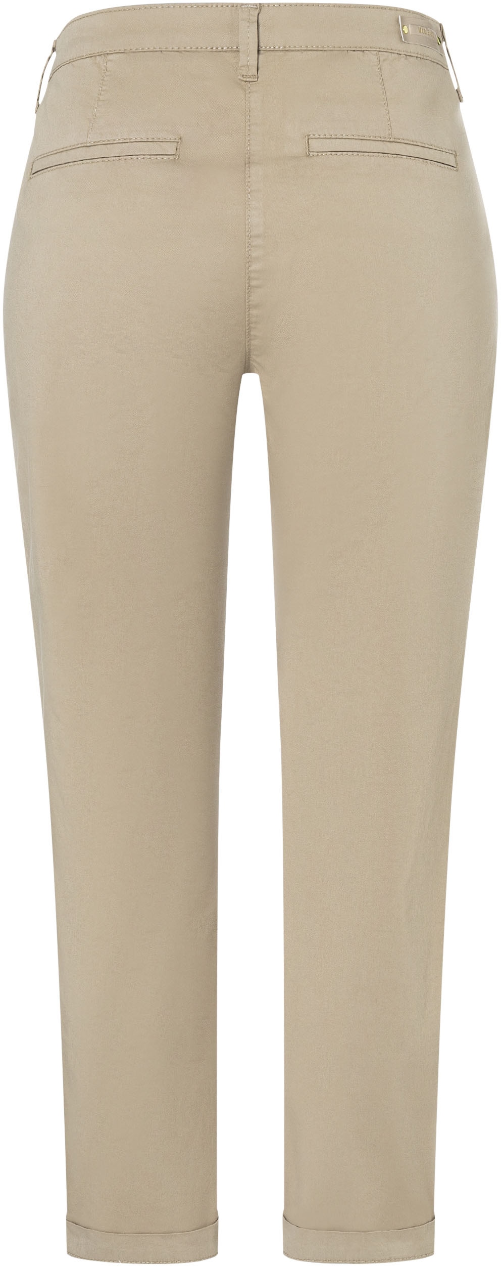 MAC Chinohose »CHINO turn up«, mit dezentem Glanz, elegant und sportiv zugleich