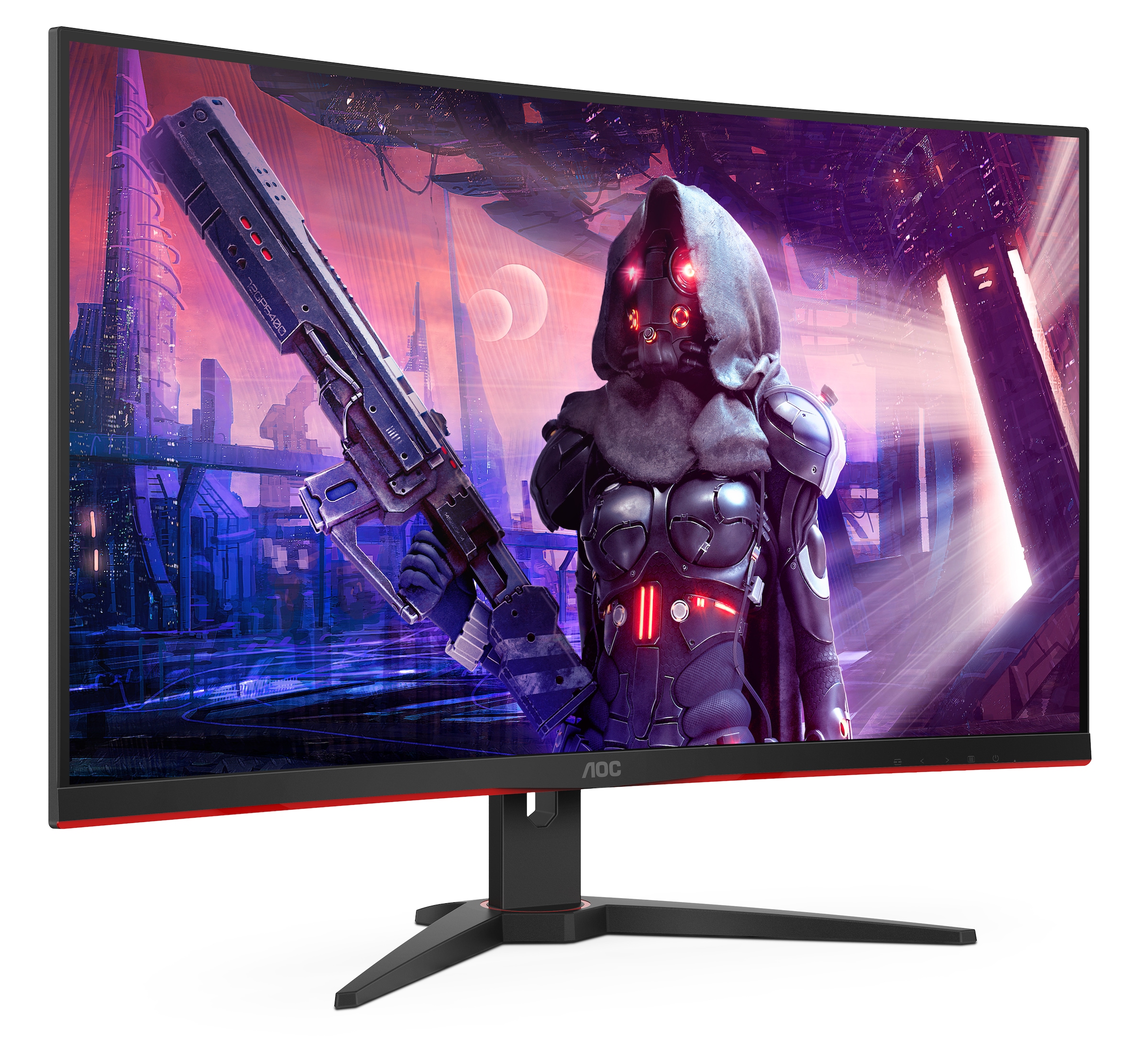 Hyrican Gaming-PC-Komplettsystem »Striker SET02293«, Windows 11, i7-12700F, inklusive 31,5" Monitor AOC CQ32G2SE/BK