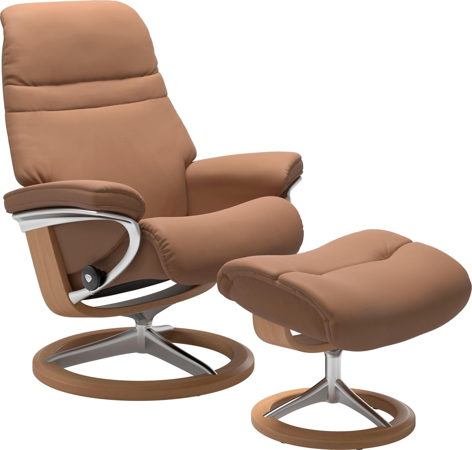 Stressless® Relaxsessel »Sunrise« Relaxsessel mit Hocker, mit Signature Bas günstig online kaufen