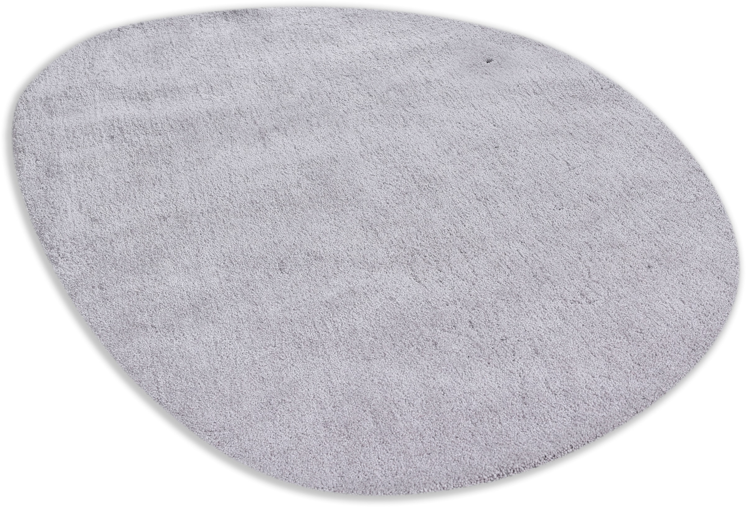 TOM TAILOR HOME Hochflor-Teppich »Shaggy Teppich Cozy«, oval, 25 mm Höhe, Uni Farben, auch in Pastell Farben, weich & kuschelig