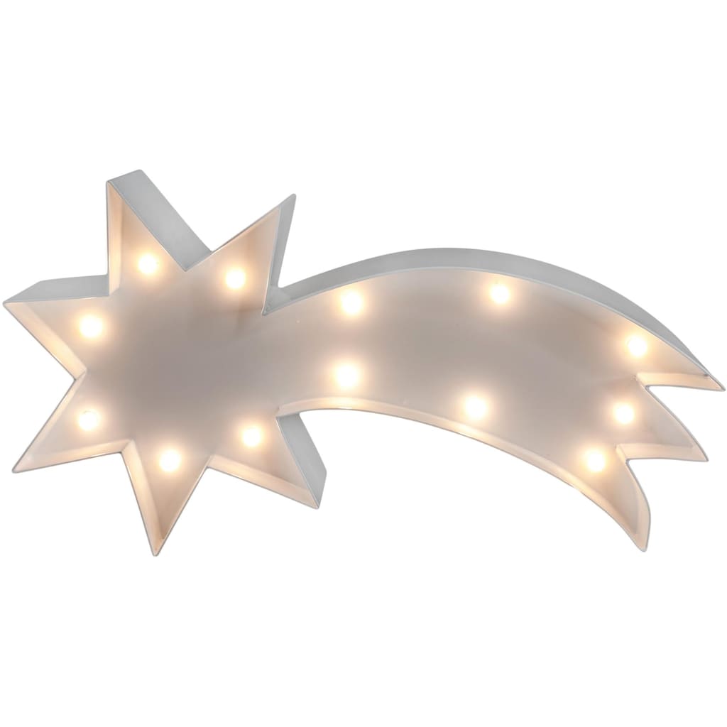 MARQUEE LIGHTS LED Dekolicht »Shootingstar«, 13 flammig-flammig