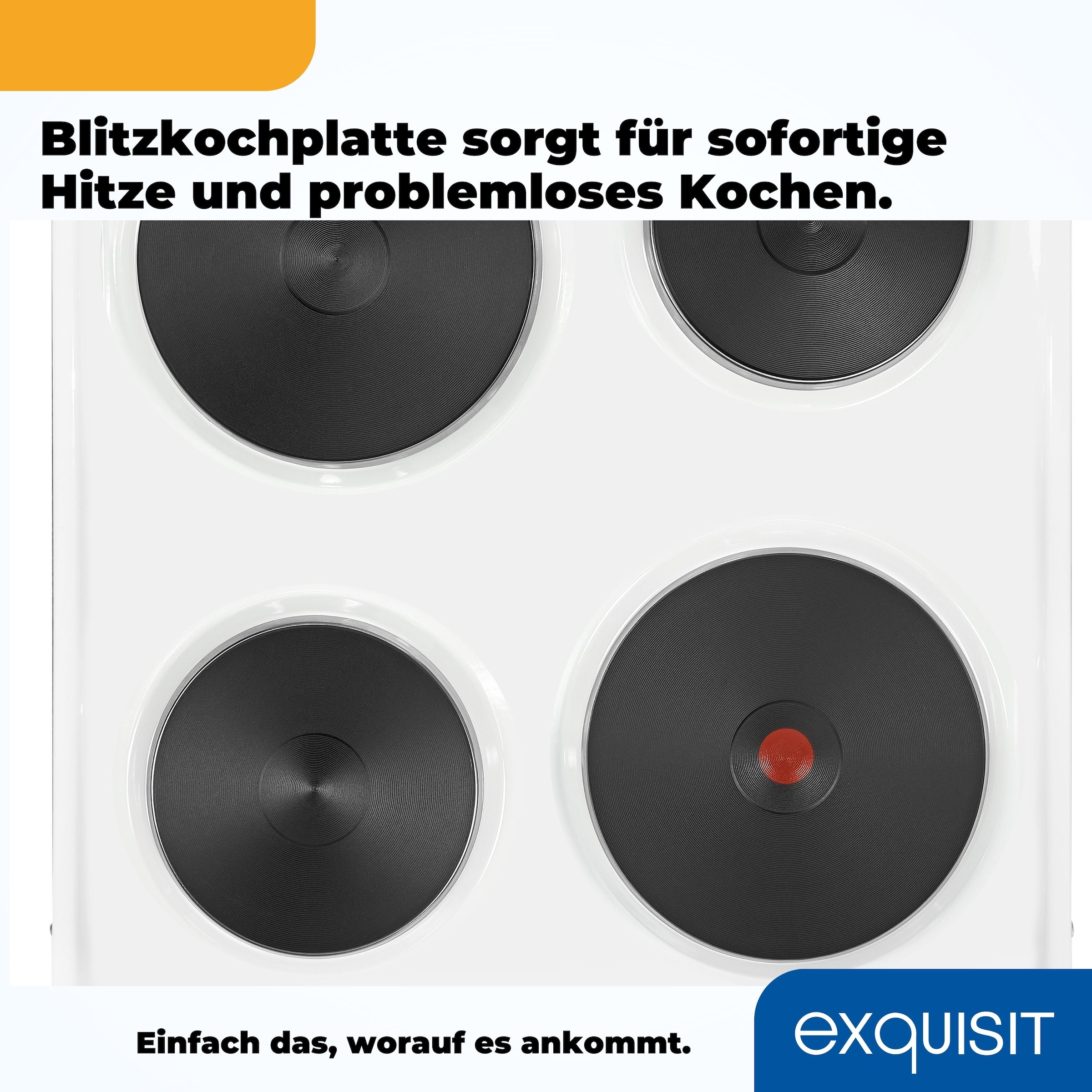 exquisit Elektro-Standherd »EH 10.3 F2«