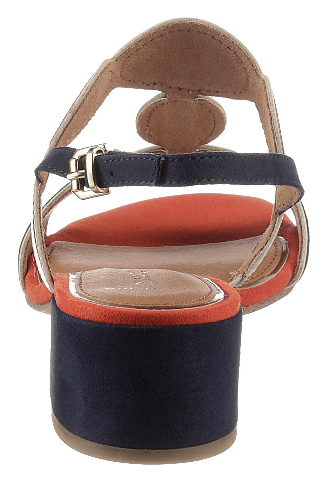 MARCO TOZZI Sandalette  , Blockabsatz, Sommerschuh, Riemchensandale mit verstellbarer Schnalle