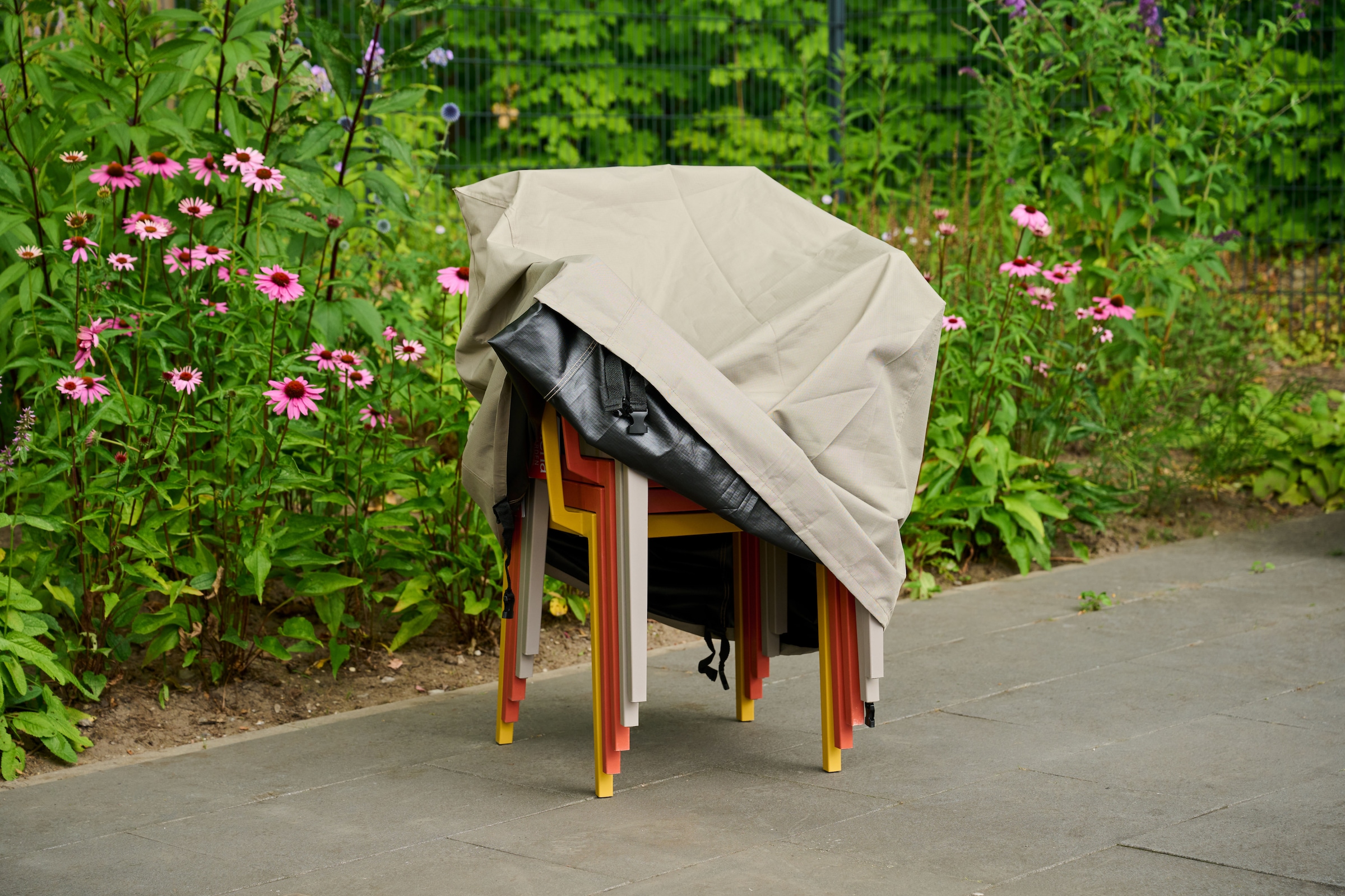Siena Garden Gartenmöbel-Schutzhülle »Stapelstuhlhülle Plus« 67 x 67 x H80/110 cm