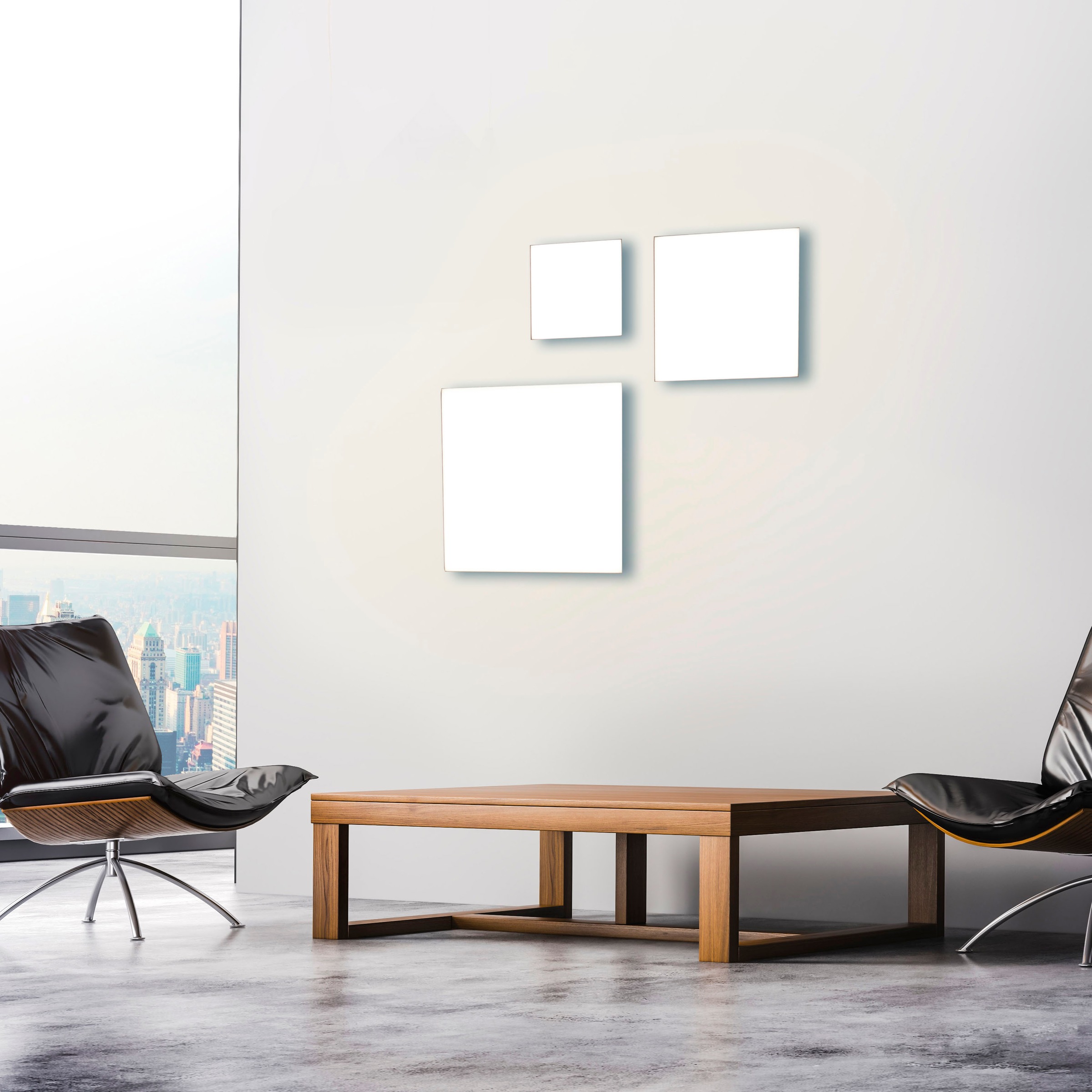 JUST LIGHT LED Deckenleuchte »CANVAS«, 1 flammig, Leuchtmittel LED-Board | LED wechselbar, dimmbar über IR-Fernbed.; CCT-Farbtemperaturwechsel; Memoryfunktion