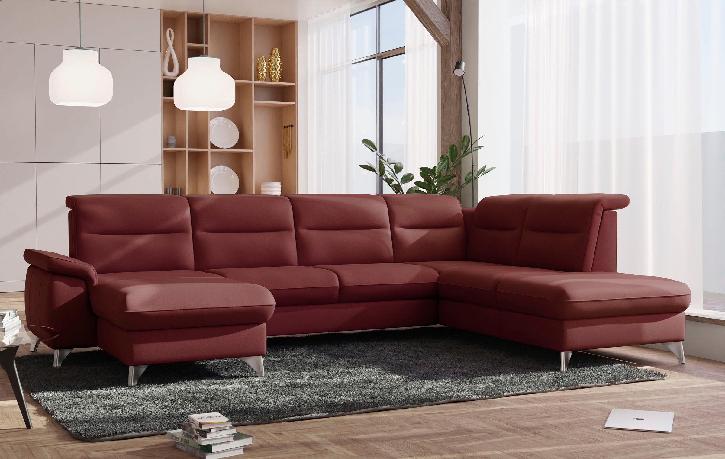 sit&more Wohnlandschaft »Astoria U-Form«, wahlweise mit motorischer Relaxfunktion