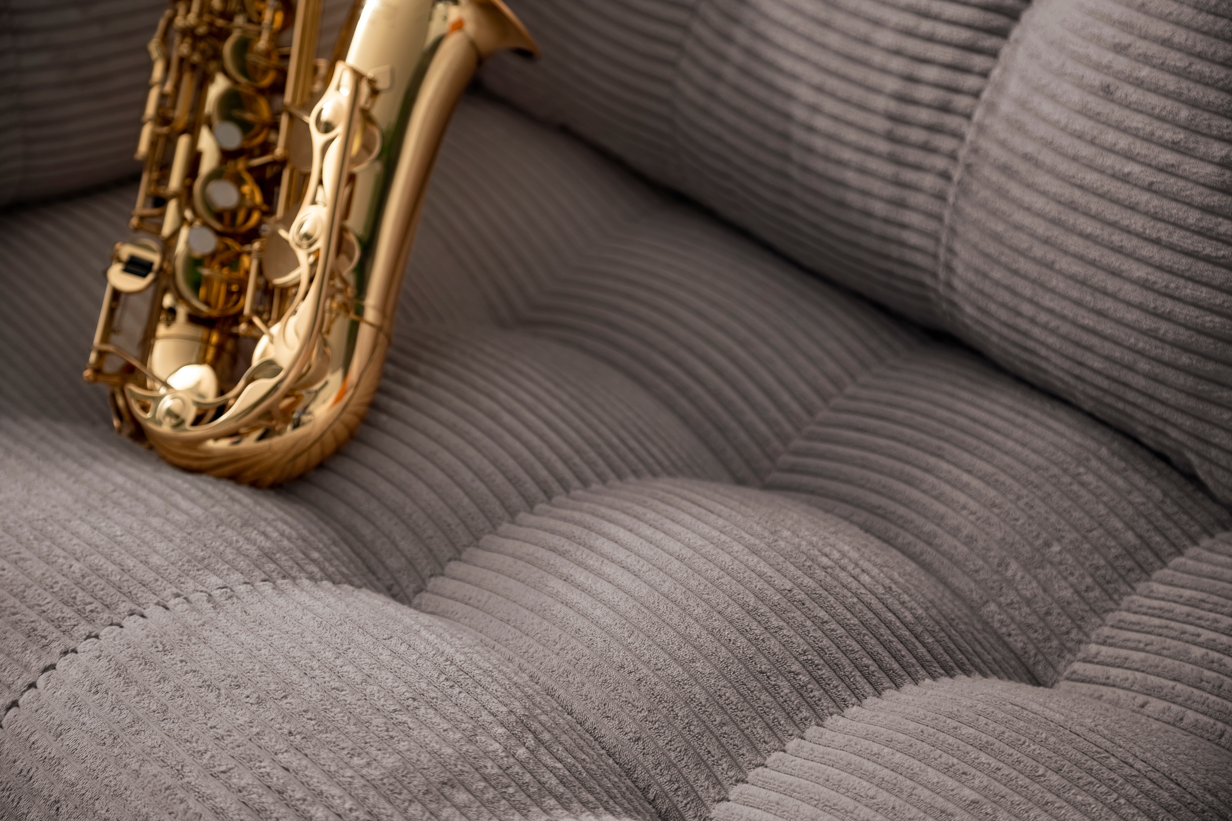 Trends by HG 2-Sitzer »Landau«, in Cord-Stoff mit Metallfuß