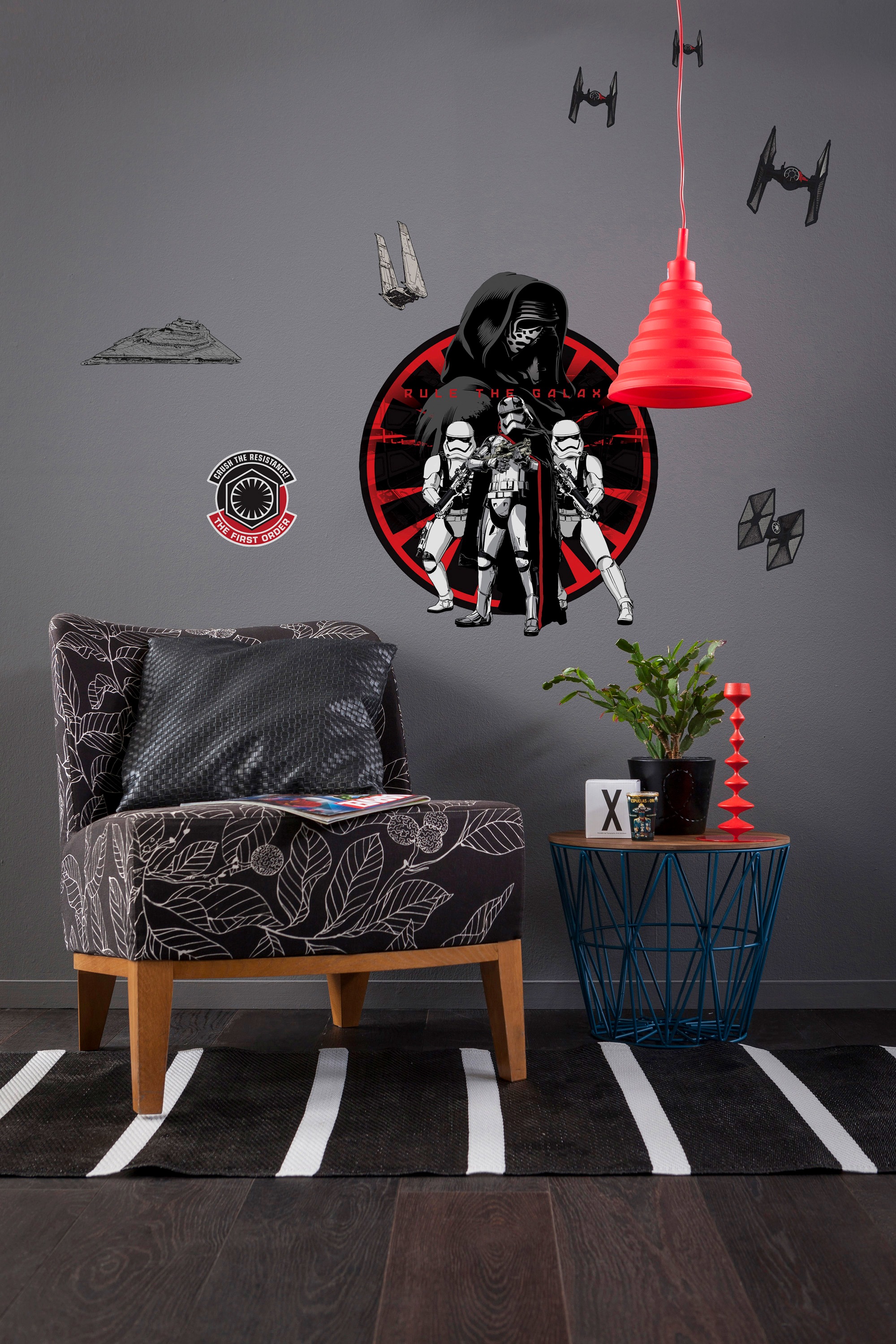 Komar Wandtattoo »Star Wars First Order - Größe 50 x 70 cm«, (9 St.), selbstklebend, Wandsticker, Kinderzimmer